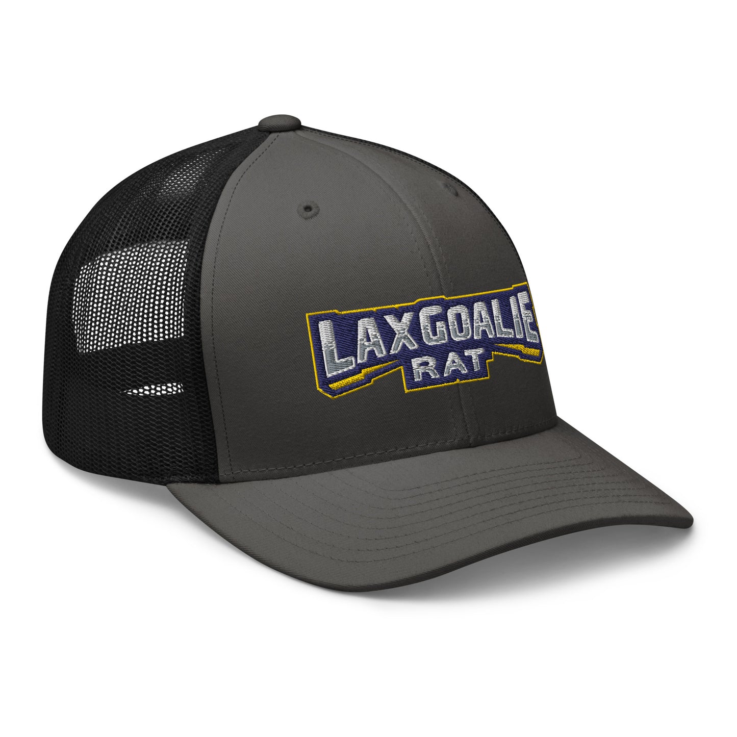 Lax Goalie Rat Yupoong Retro Trucker Cap