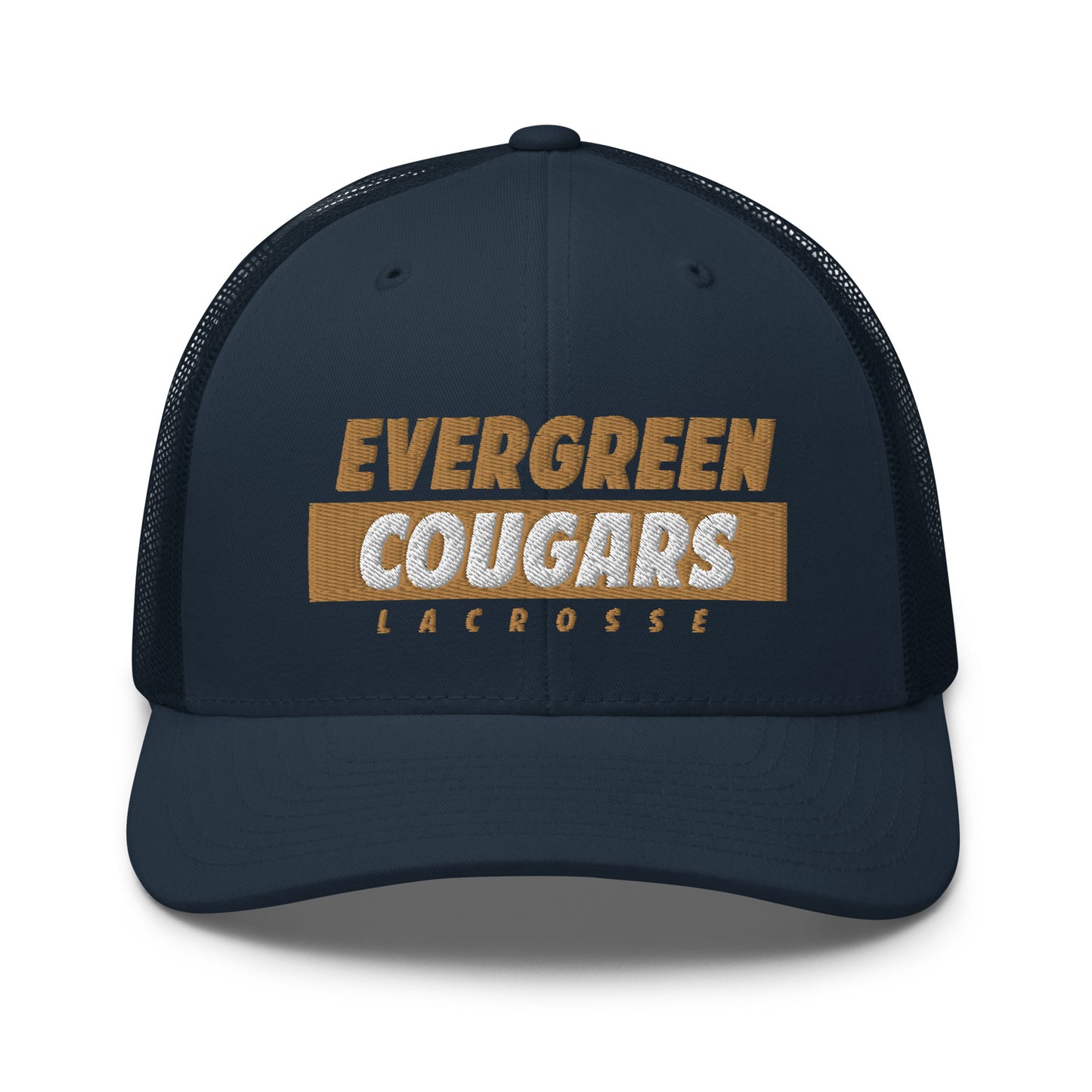 Evergreen Cougars Lacrosse Trucker Cap