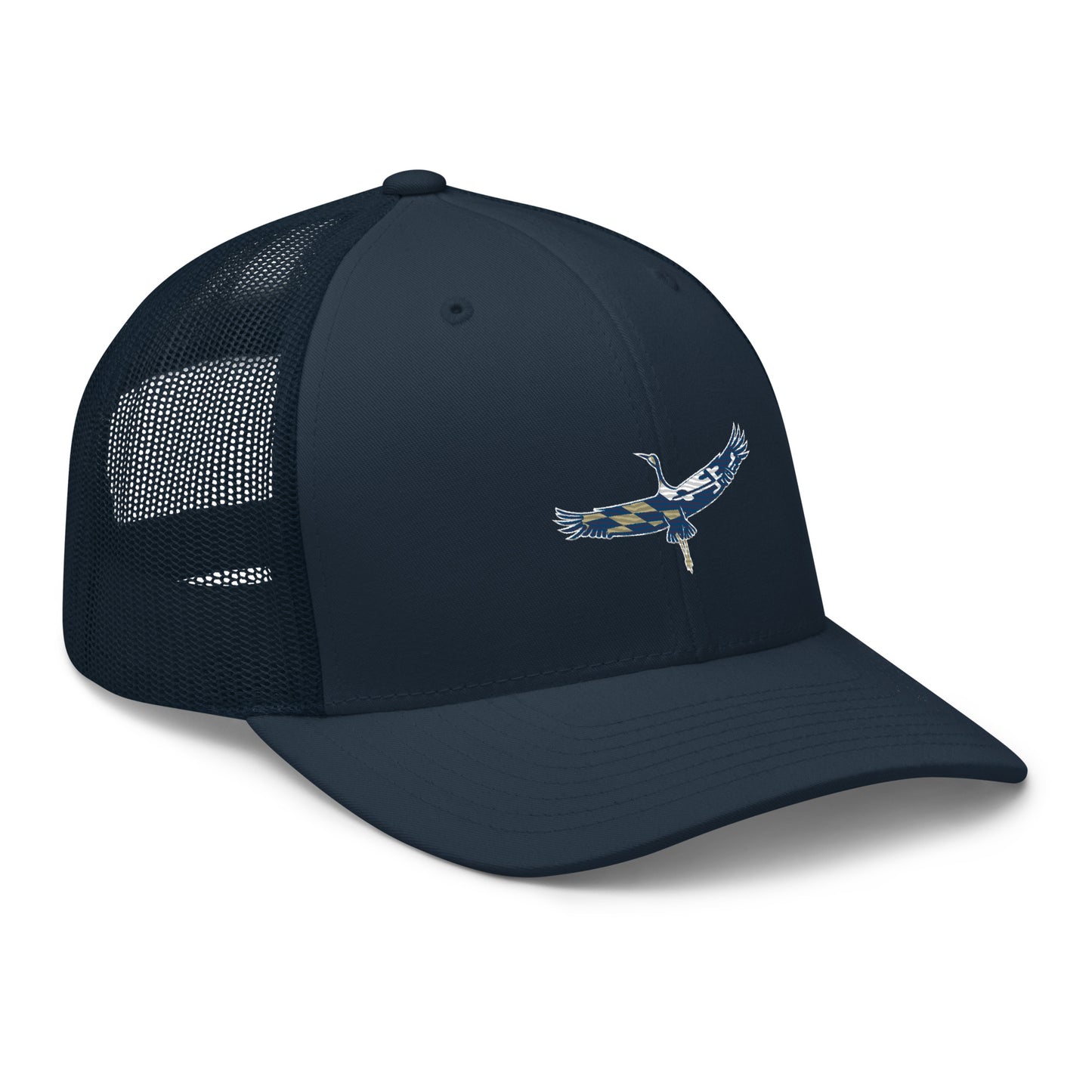 Blue Heron Lacrosse Yupoong Retro Trucker Cap