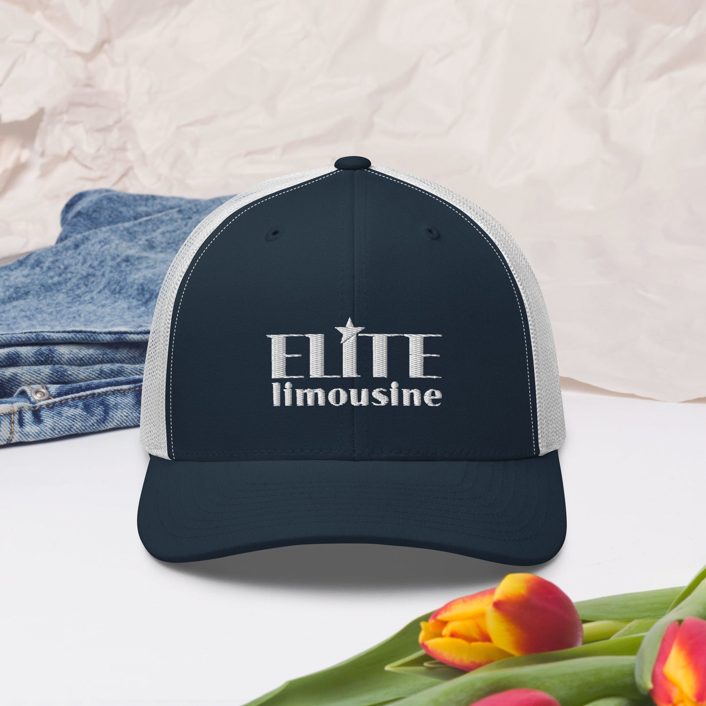 Elite Limousine Service Inc Yupoong Retro Trucker Hat