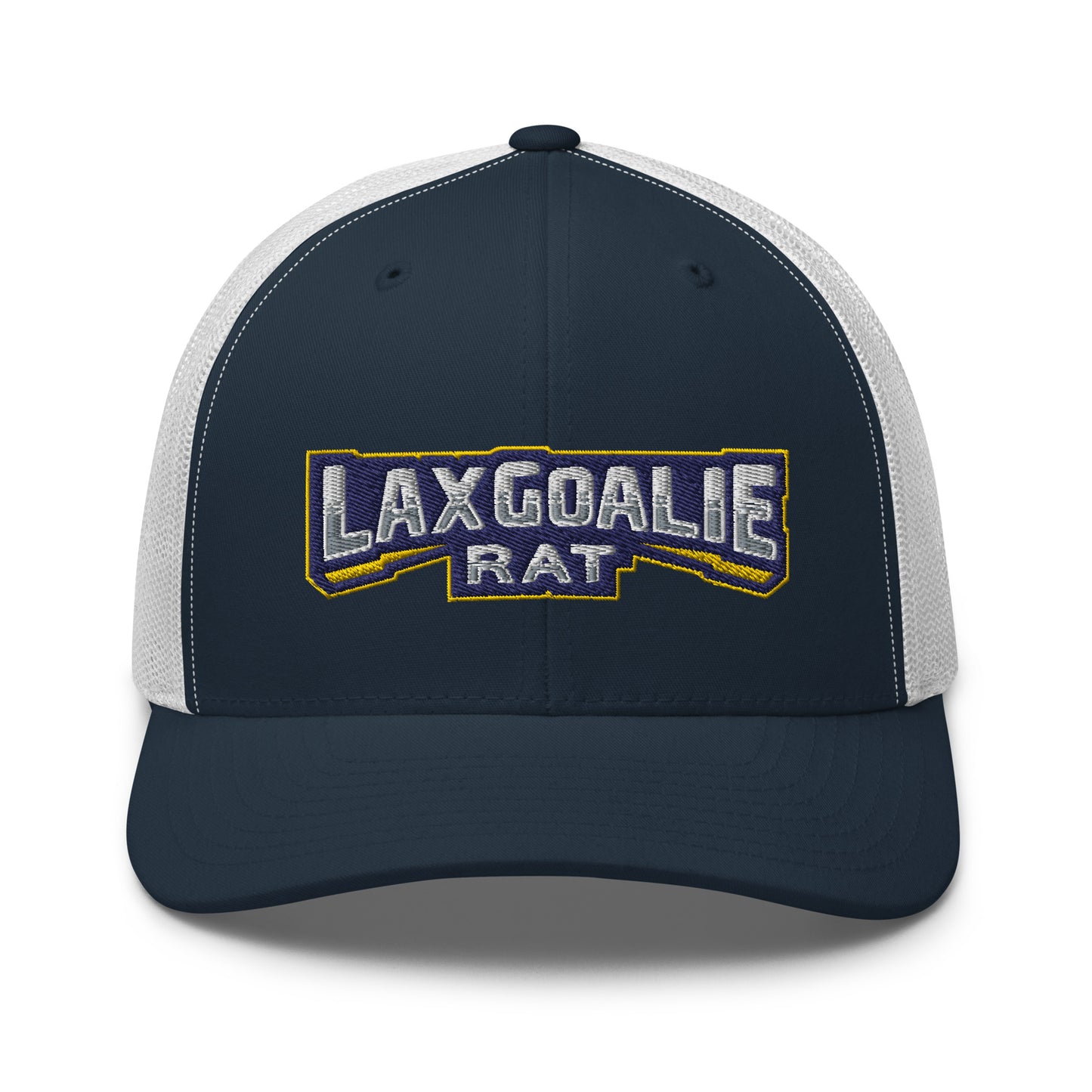 Lax Goalie Rat Yupoong Retro Trucker Cap