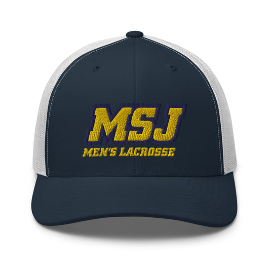 MSJ Lacrosse Yupoong Retro Trucker Cap