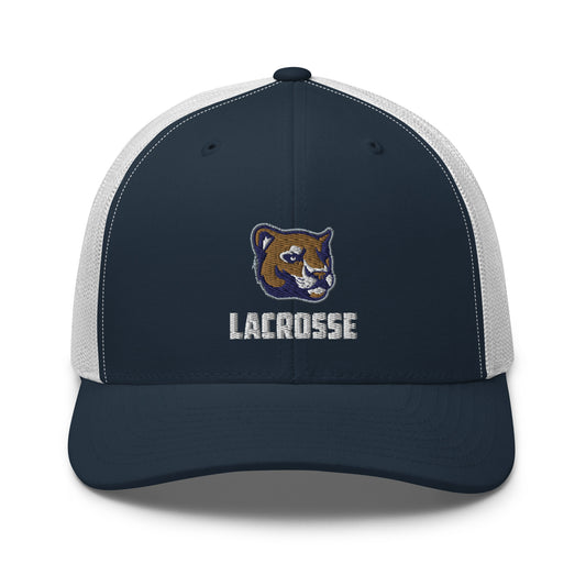 Evergreen Cougars Lacrosse Yupoong Retro Trucker Cap