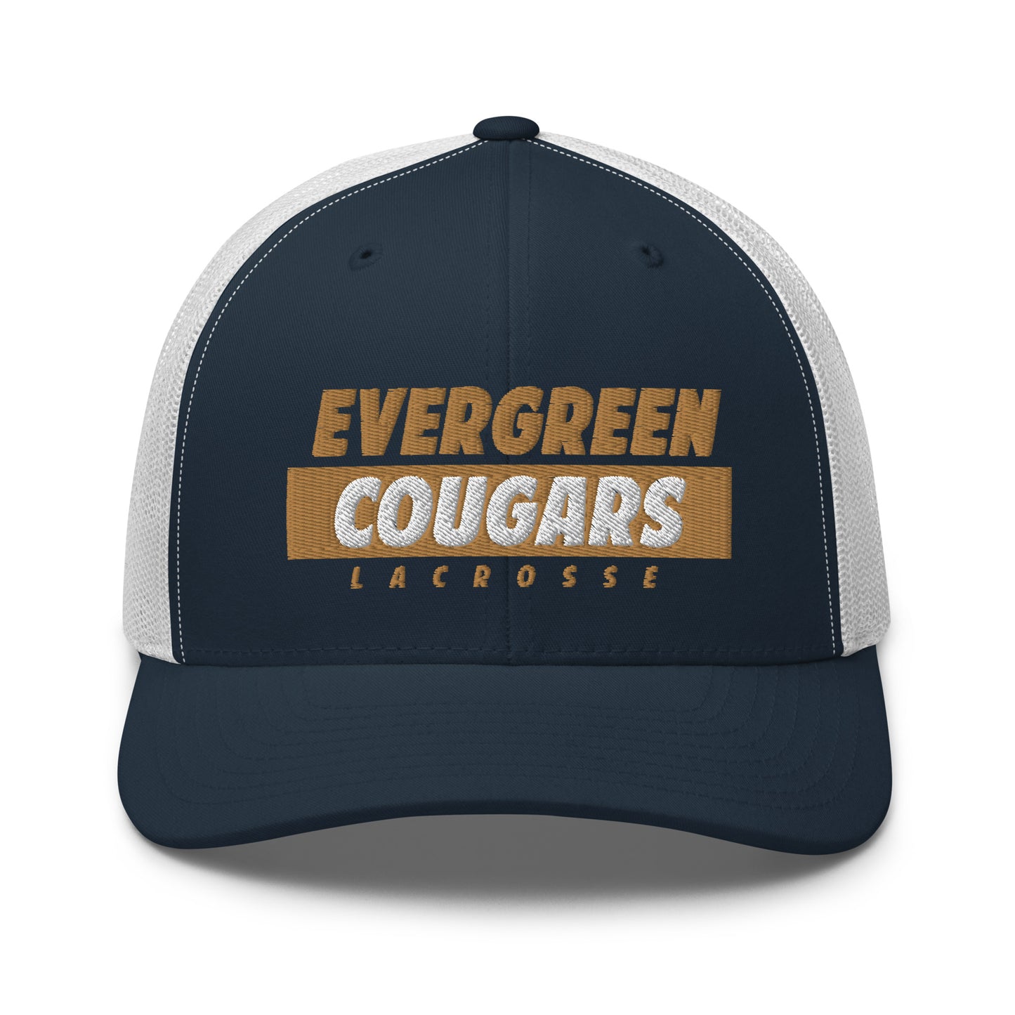 Evergreen Cougars Lacrosse Trucker Cap