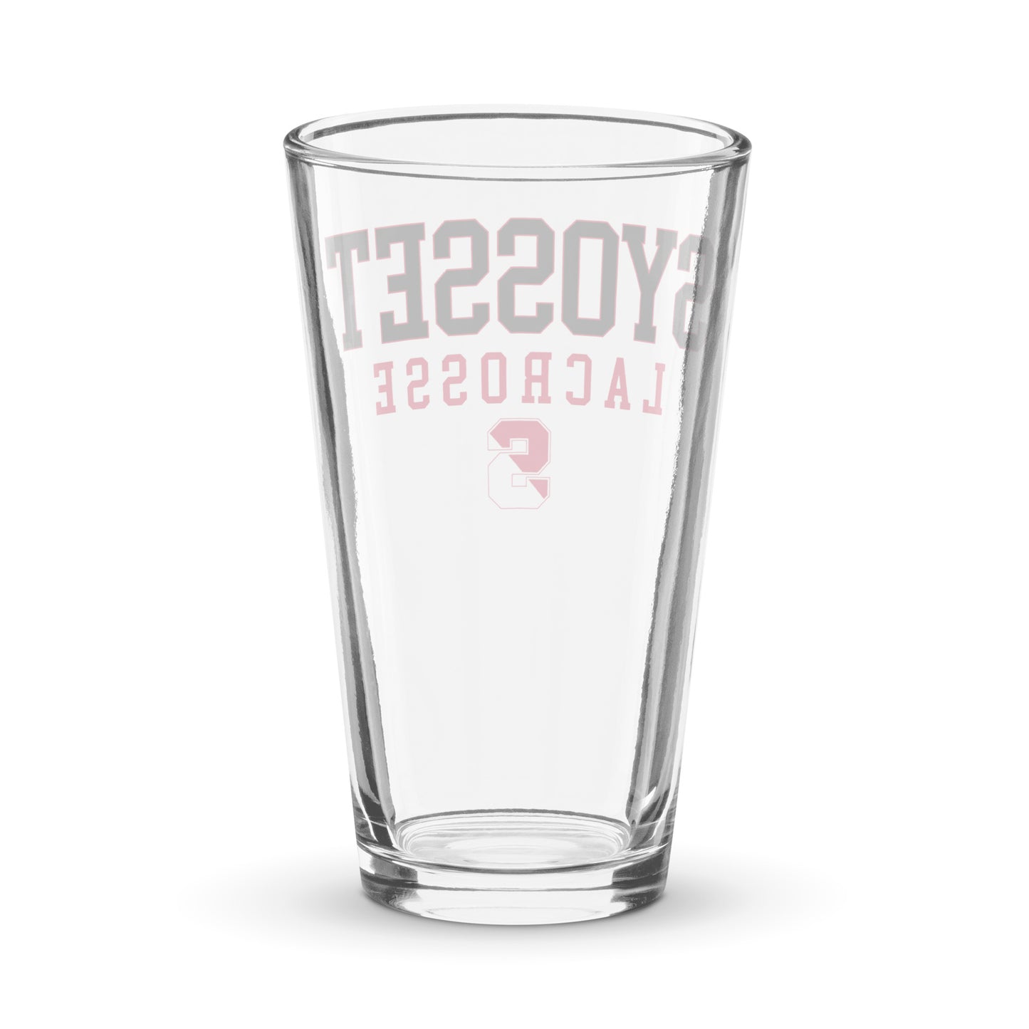 Syosset Lacrosse Pint Glass