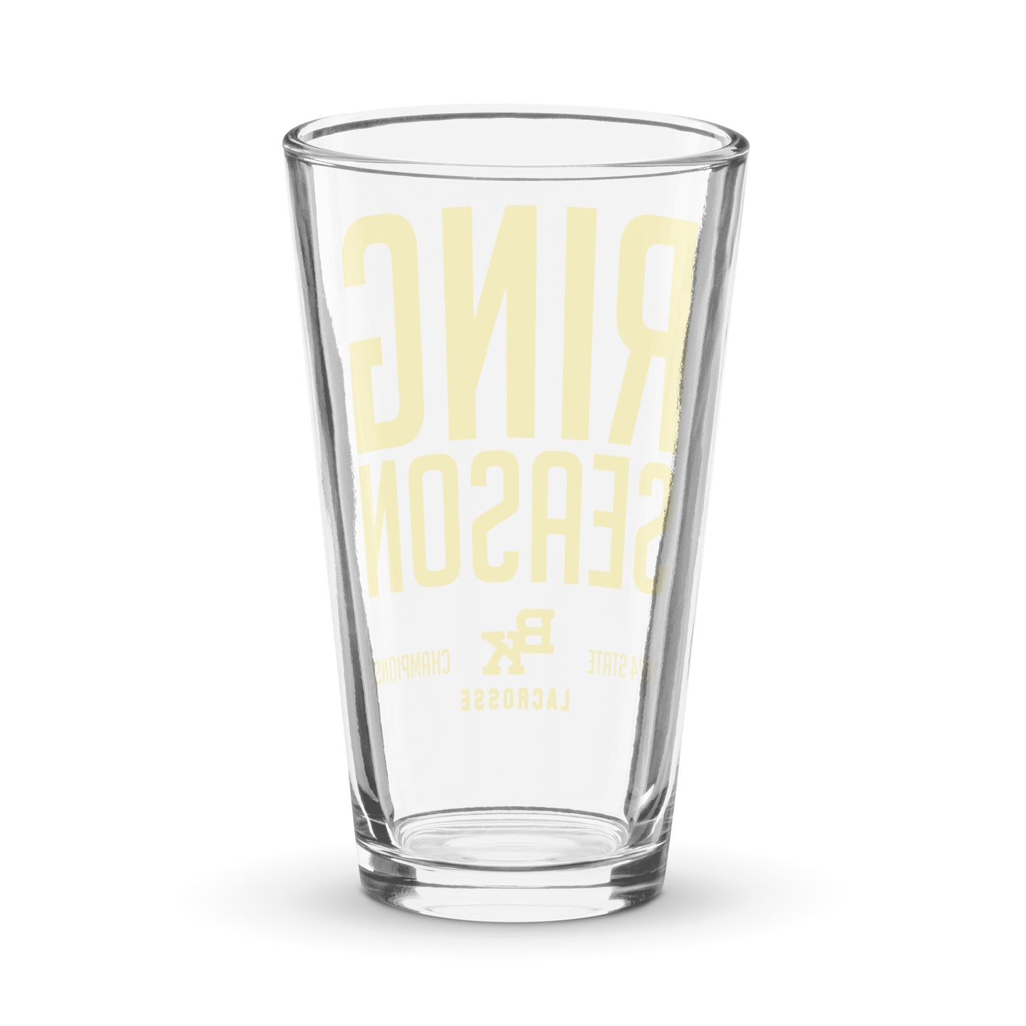 Bishop Kelly Lacrosse Pint Glass