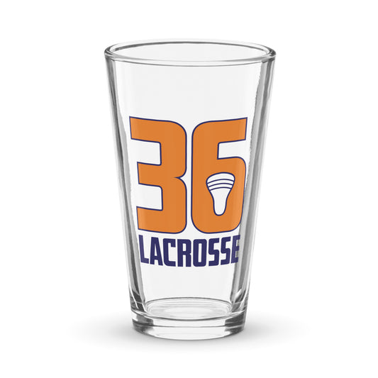 Team36 Lacrosse Pint Glass