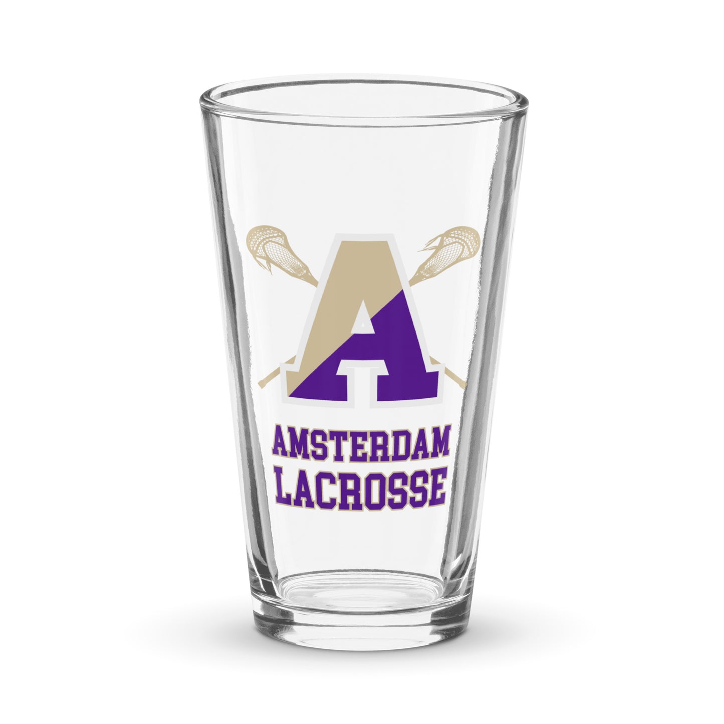 Amsterdam Lacrosse Pint Glass