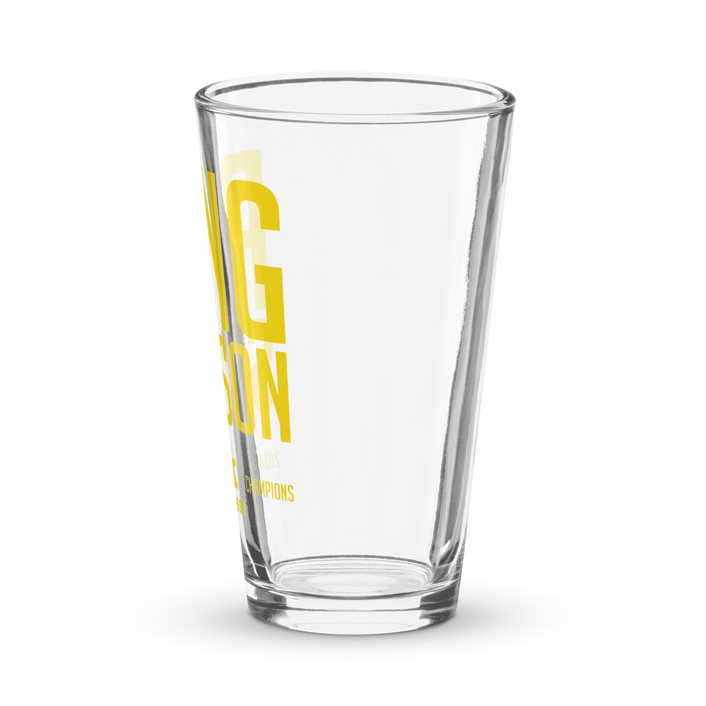 Bishop Kelly Lacrosse Pint Glass