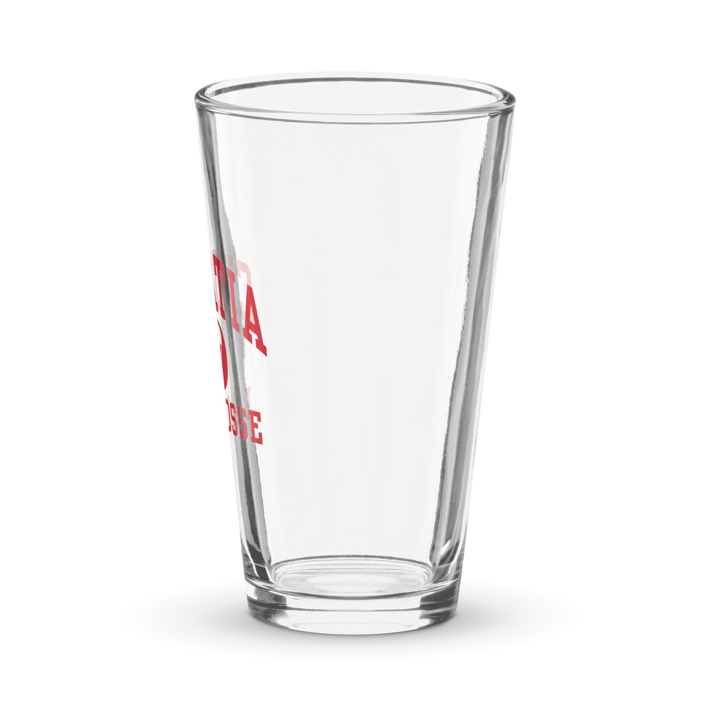 Croatia Lacrosse Pint Glass