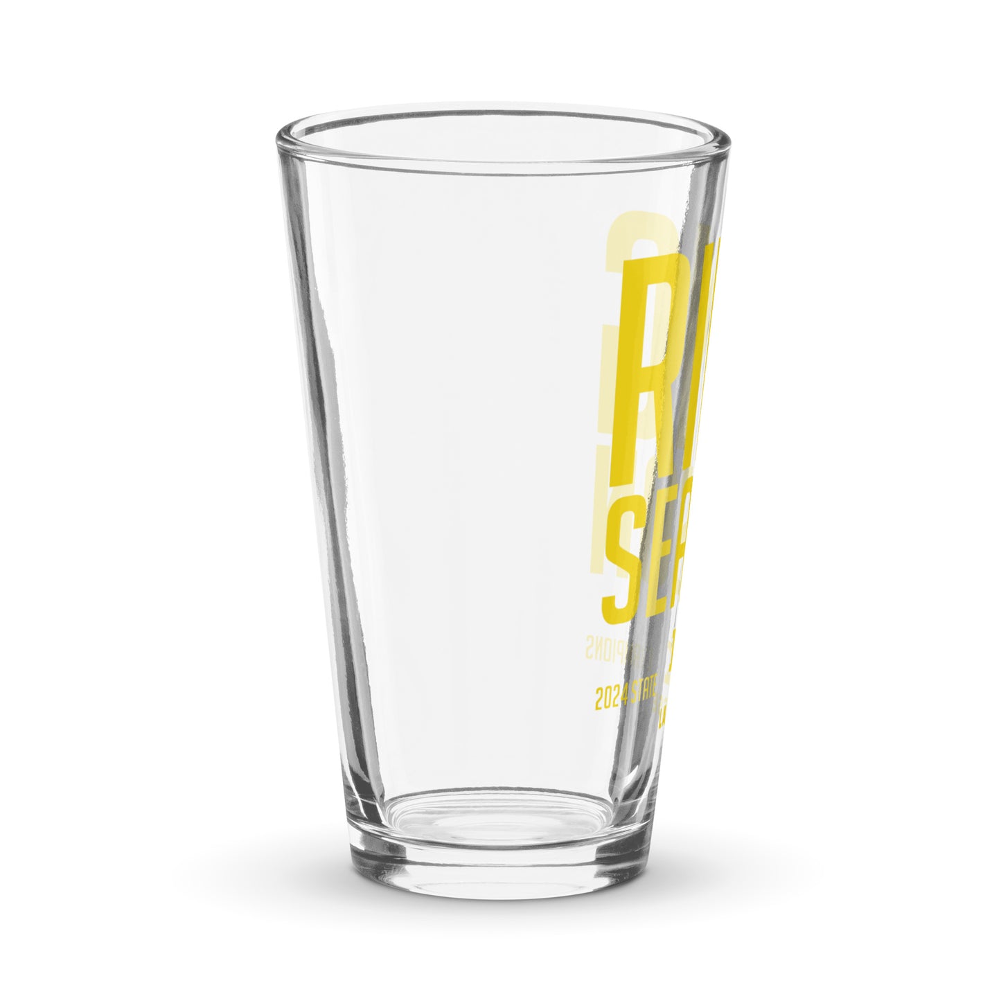 Bishop Kelly Lacrosse Pint Glass