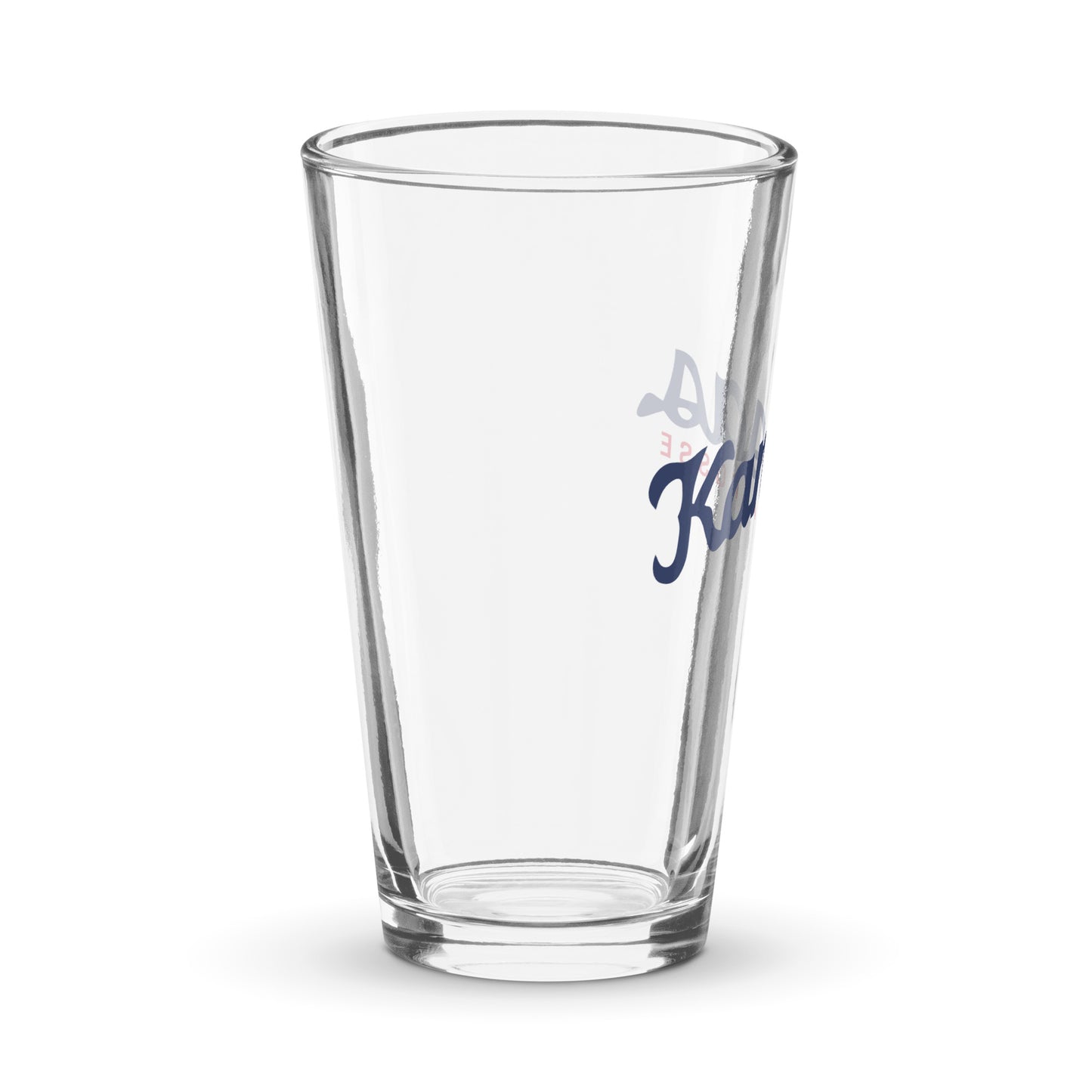 KU Club Lacrosse Pint Glass
