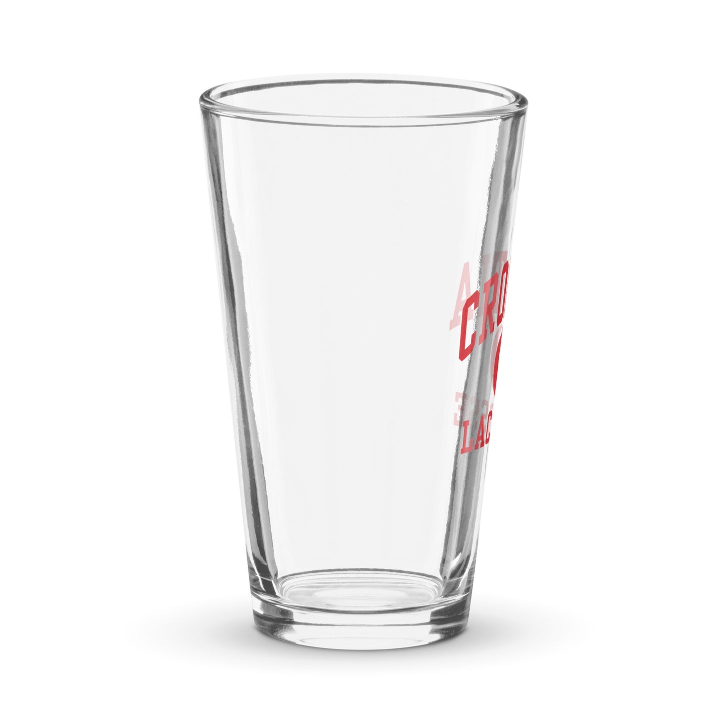 Croatia Lacrosse Pint Glass