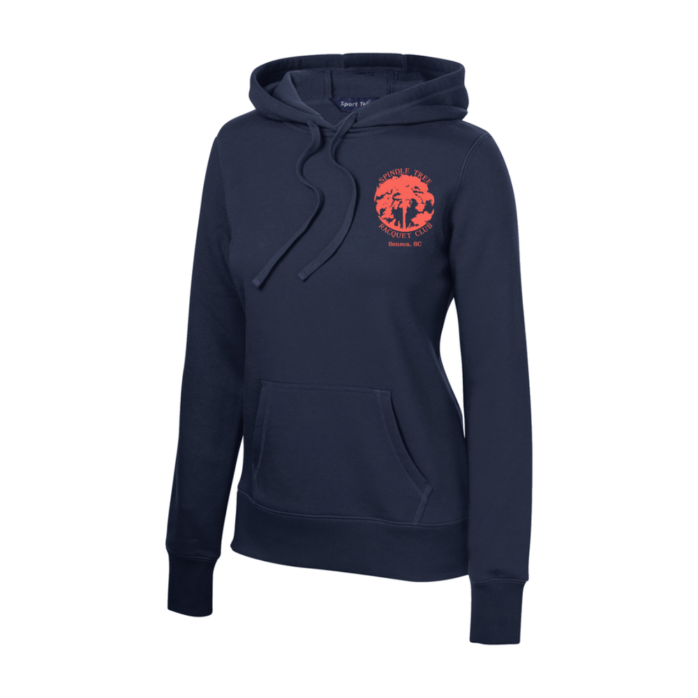 Sport-Tek Women’s Fleece Hoodie – True Navy product mockup