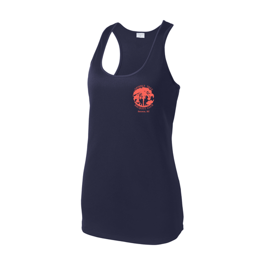 Sport-Tek Women’s Racerback Tank – True Navy product mockup