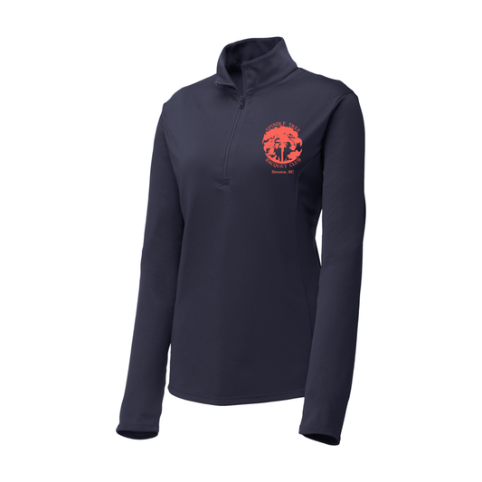 Sport-Tek Women’s PosiCharge Quarter-Zip – True Navy product mockup