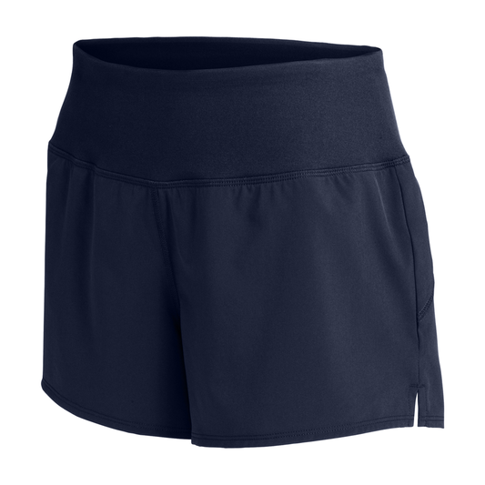 Sport-Tek Women’s Flex Fleece Shorts – True Navy product mockup