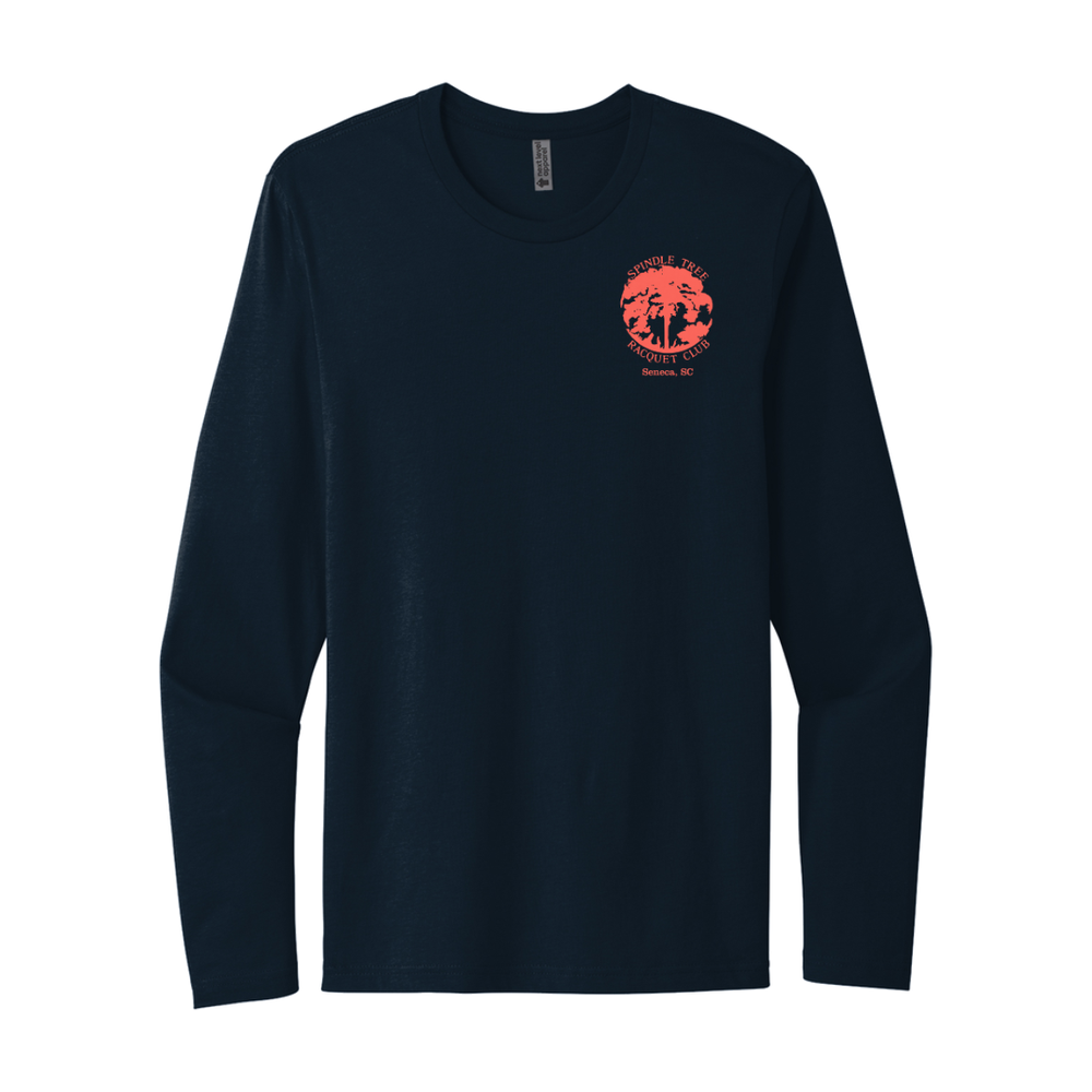 Next Level Cotton Long Sleeve Tee – Midnight Navy product mockup