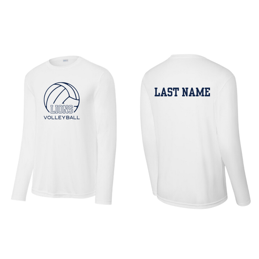 Personalizable - Adult STM Volleyball Warm-Up Shirt Long Sleeve