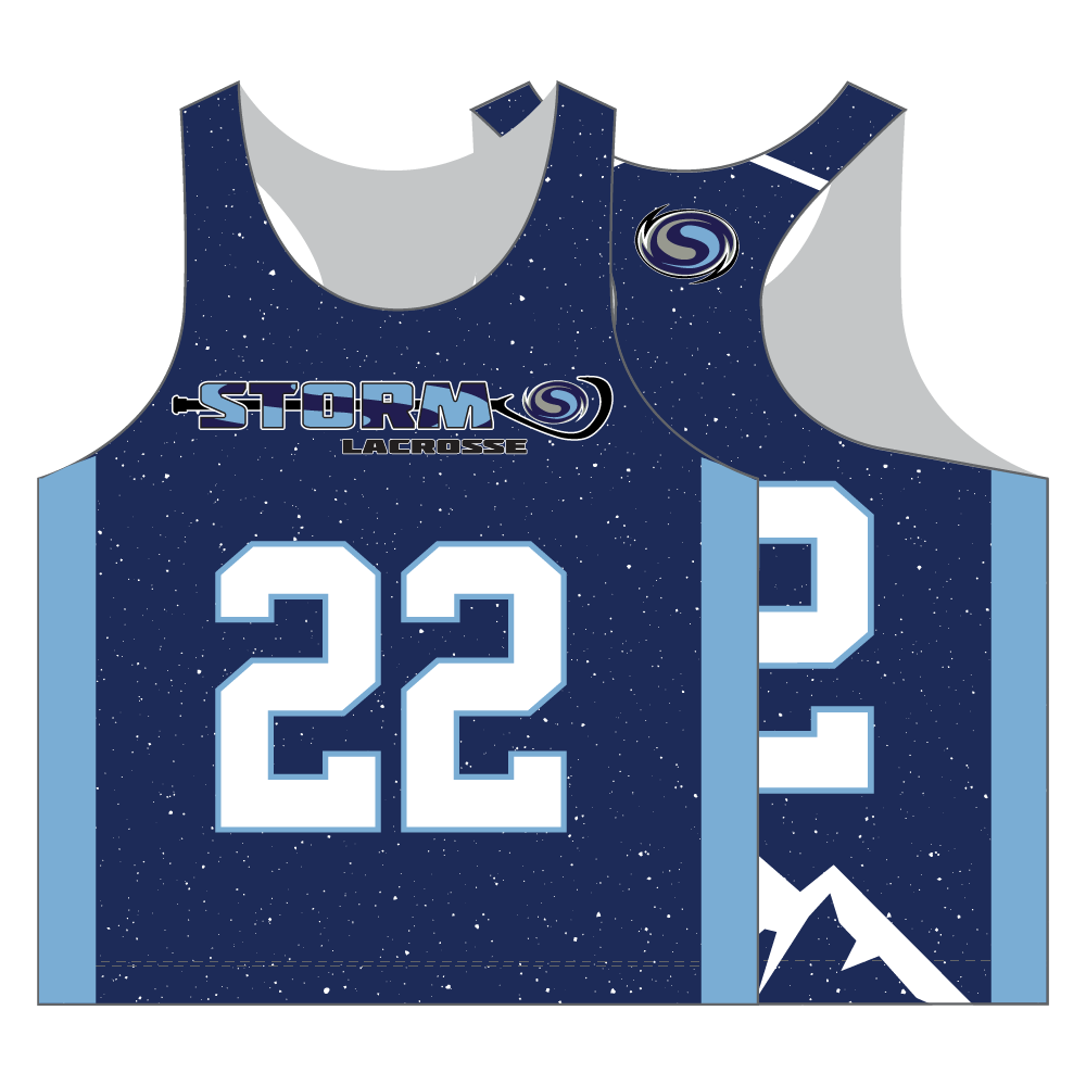 3rd Grade | Storm Lacrosse Club Women's Racerback Reversible Pinnie