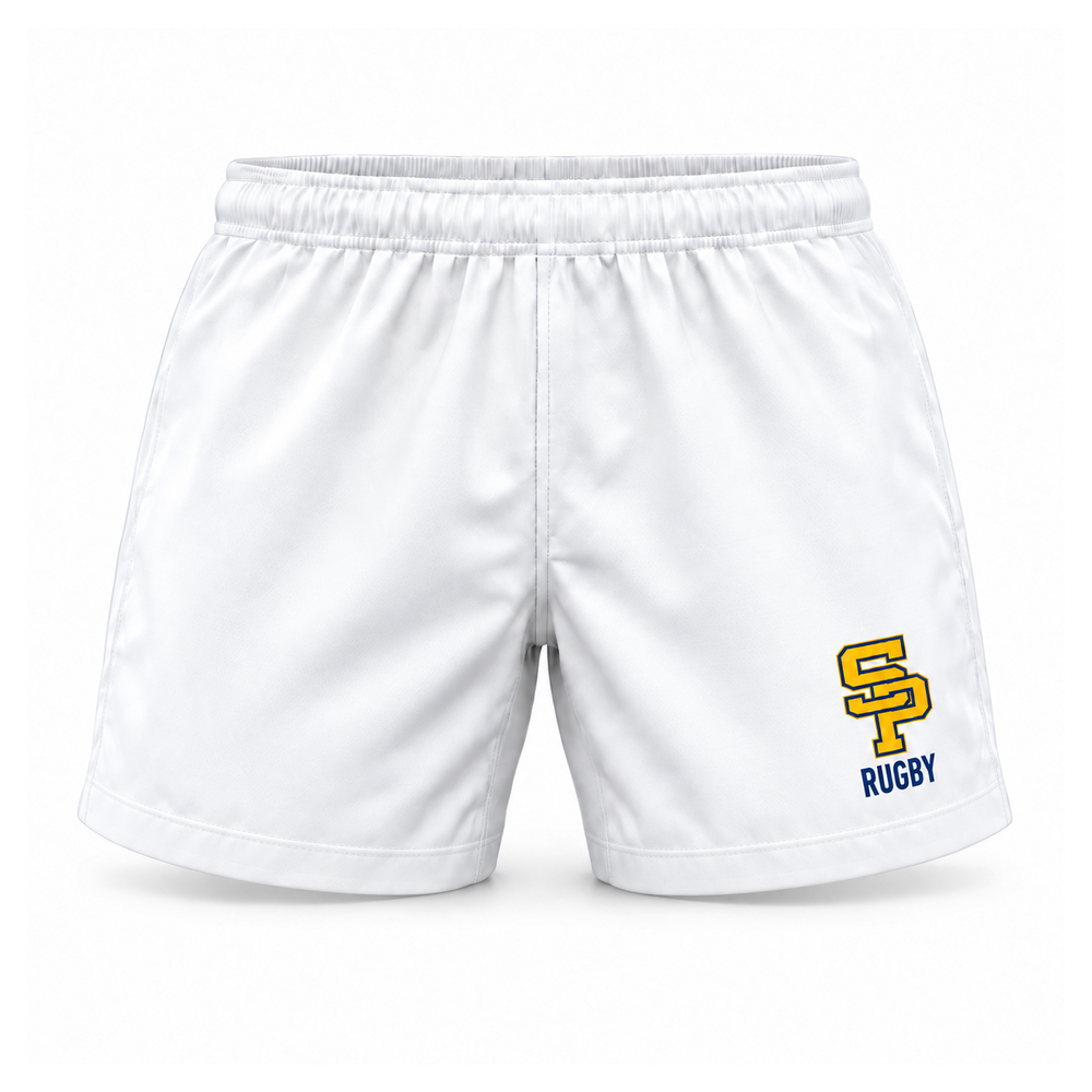 White Rugby Shorts