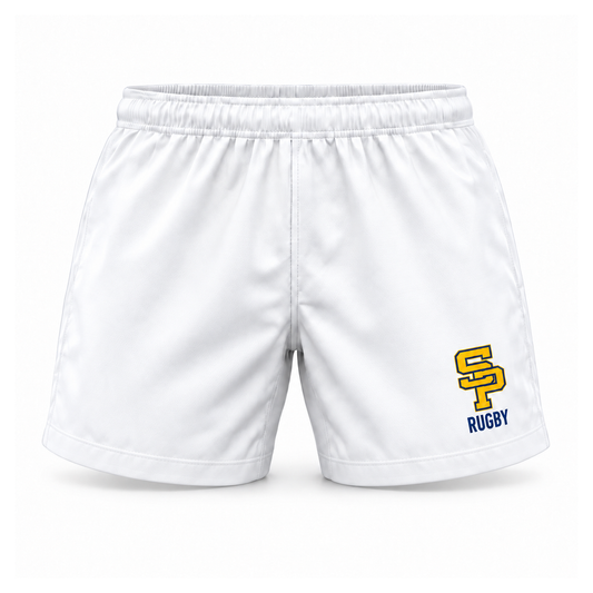 White Rugby Shorts