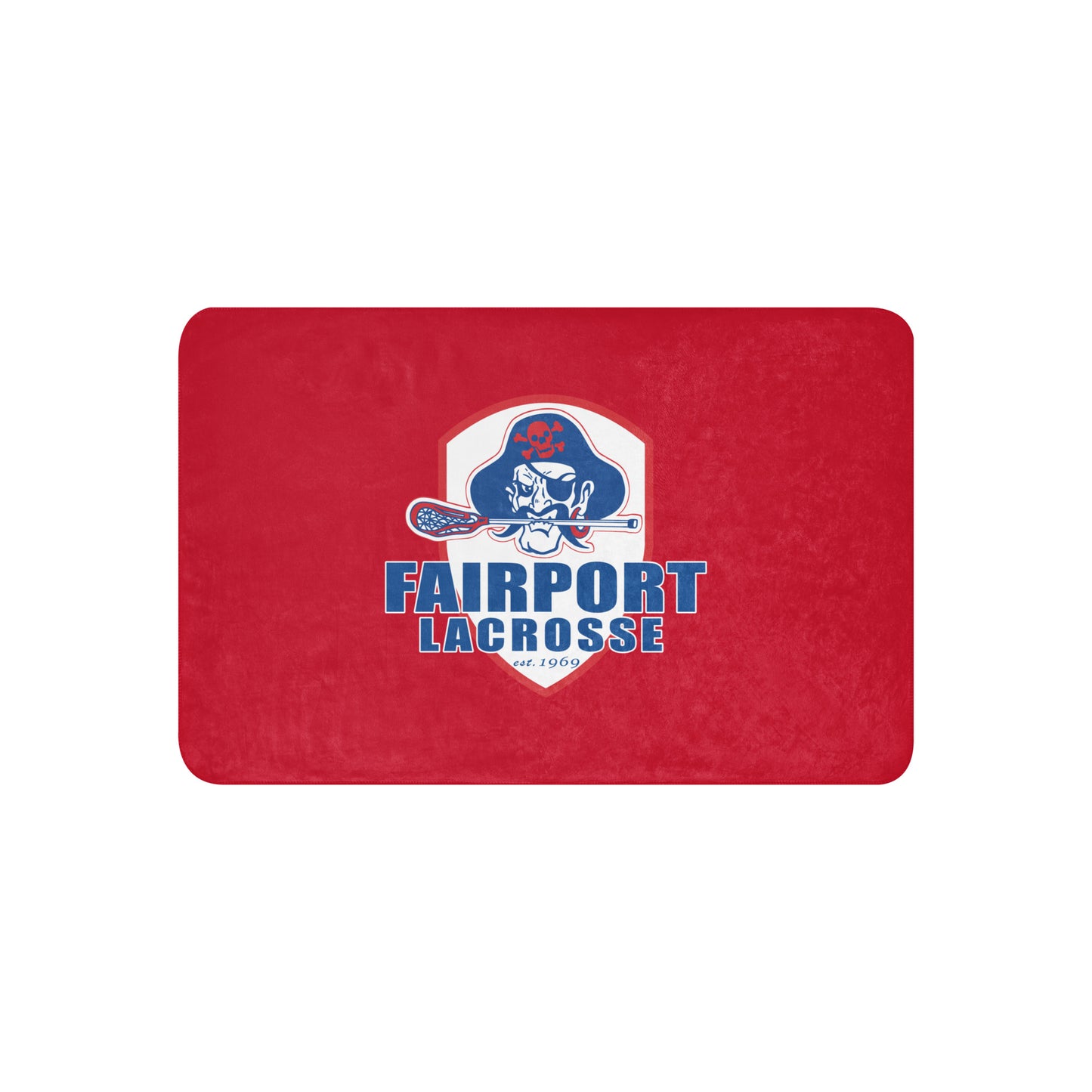 Fairport Youth Lacrosse Sherpa Blanket