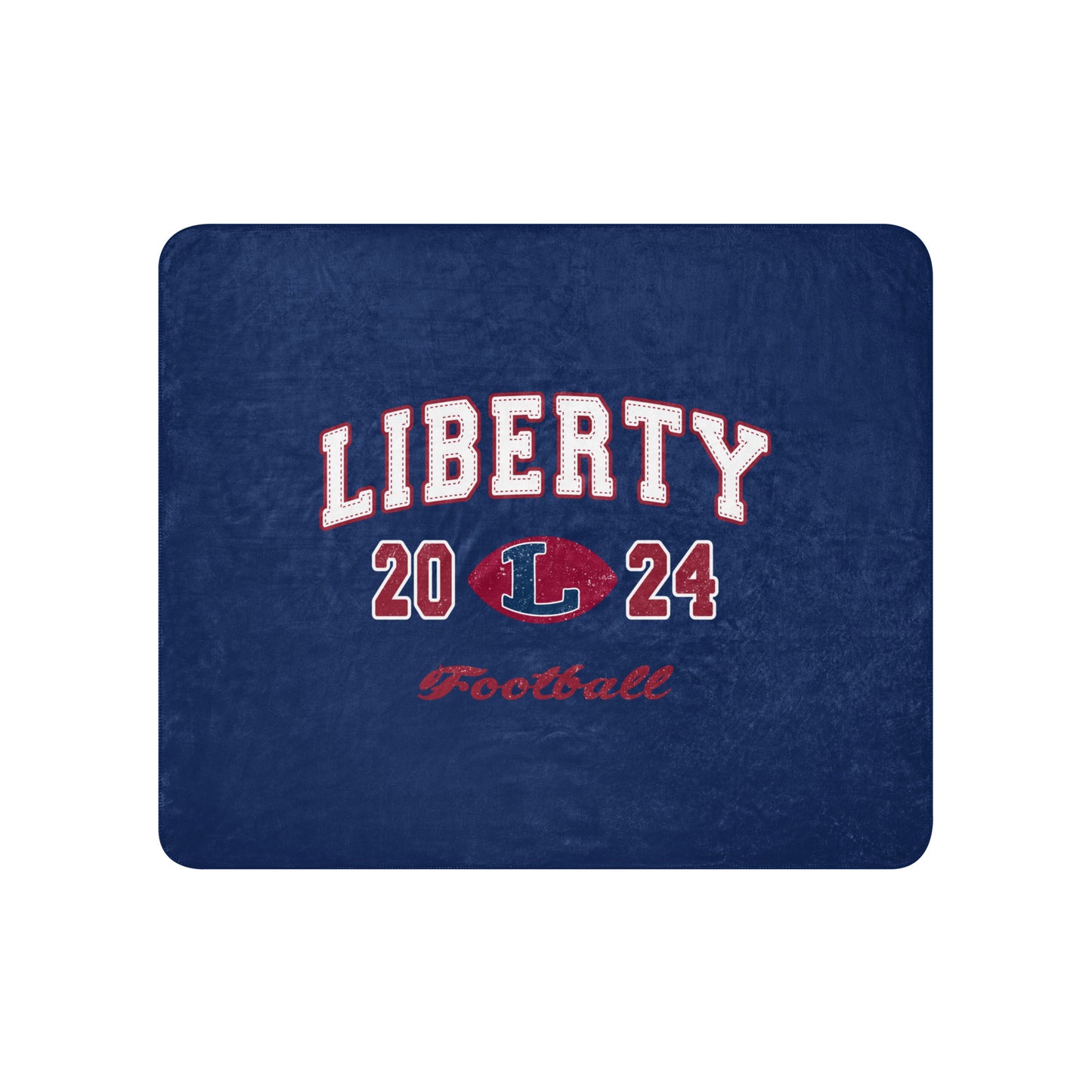Liberty Football Sherpa Blanket