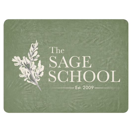 The Sage School Sherpa Blanket (60" x 80")
