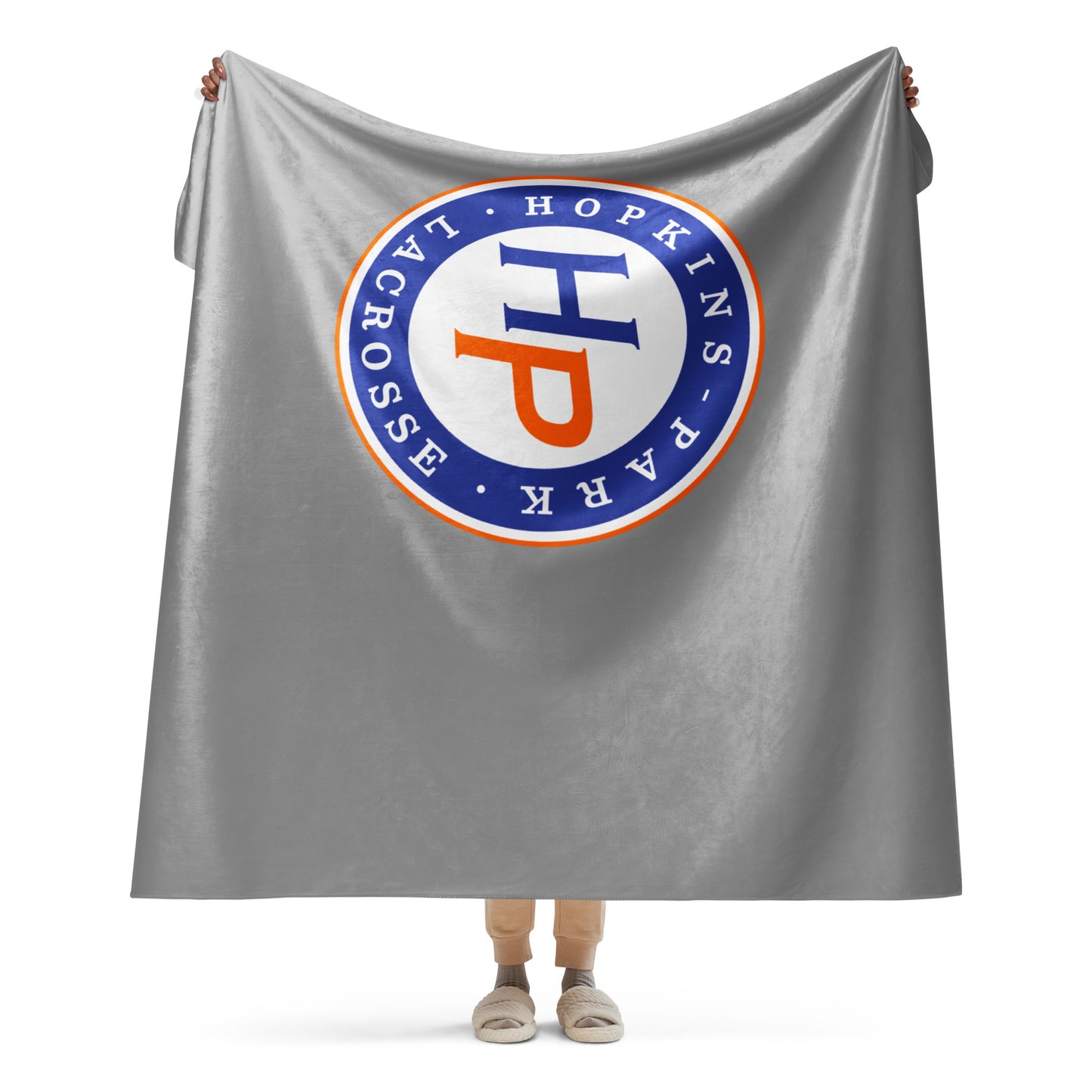 Hopkins Lacrosse Sherpa Blanket (60"x80")