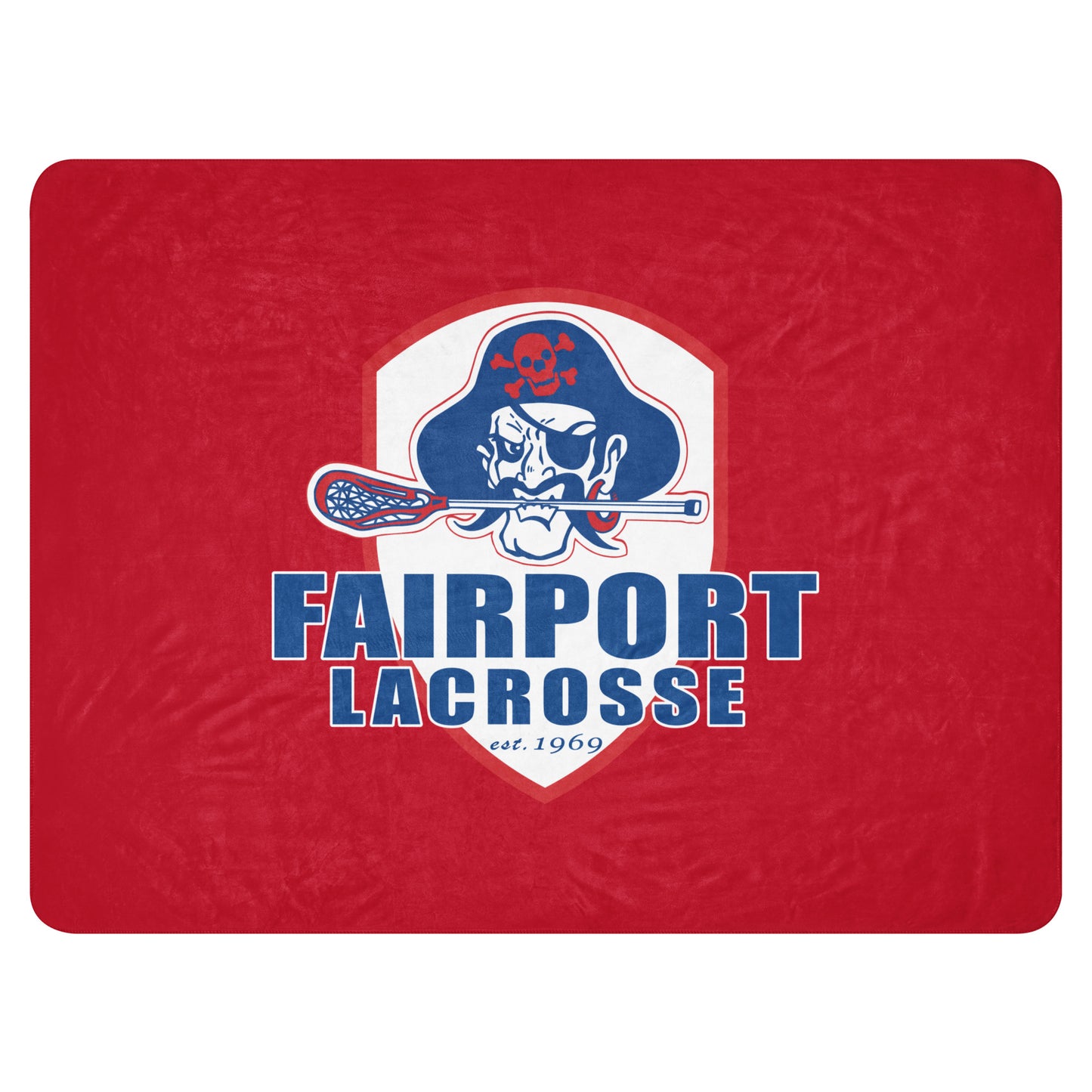 Fairport Youth Lacrosse Sherpa Blanket