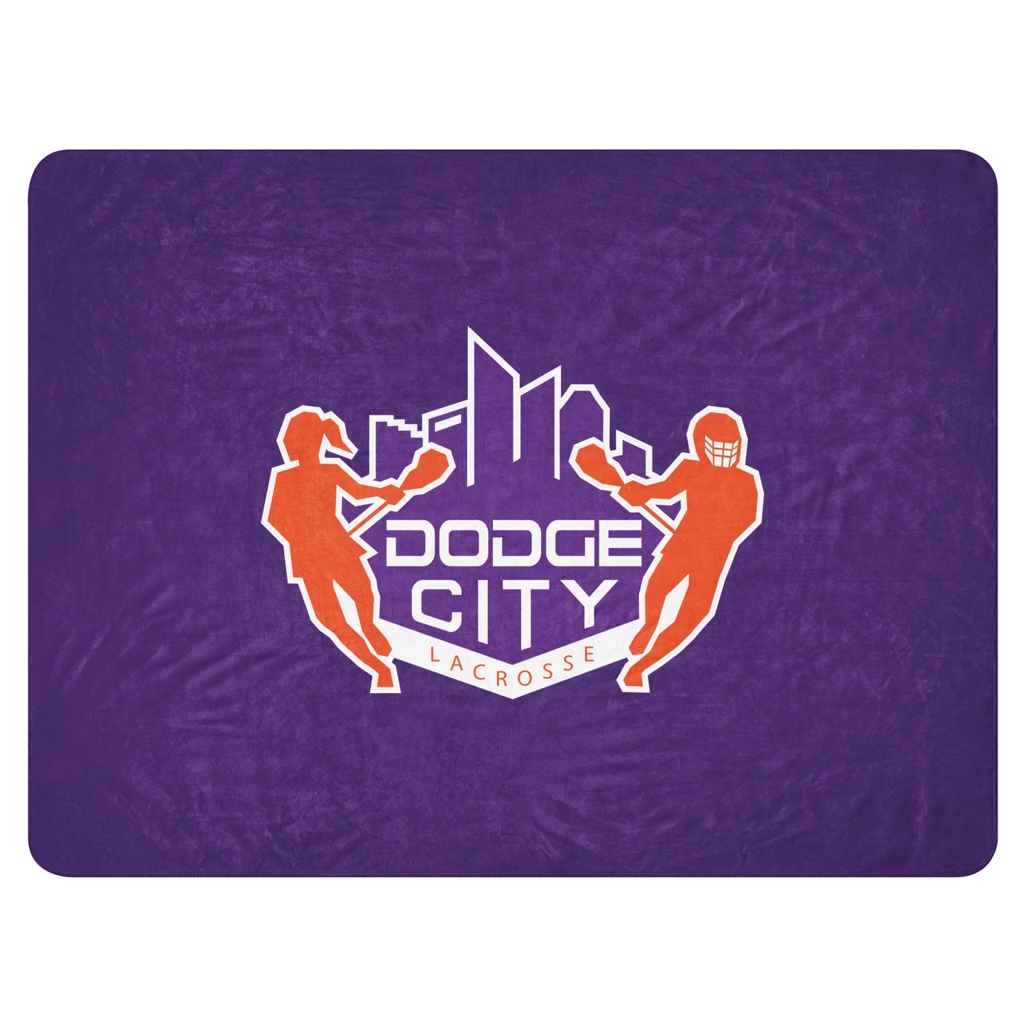 Dodge City Lacrosse Sherpa Blanket
