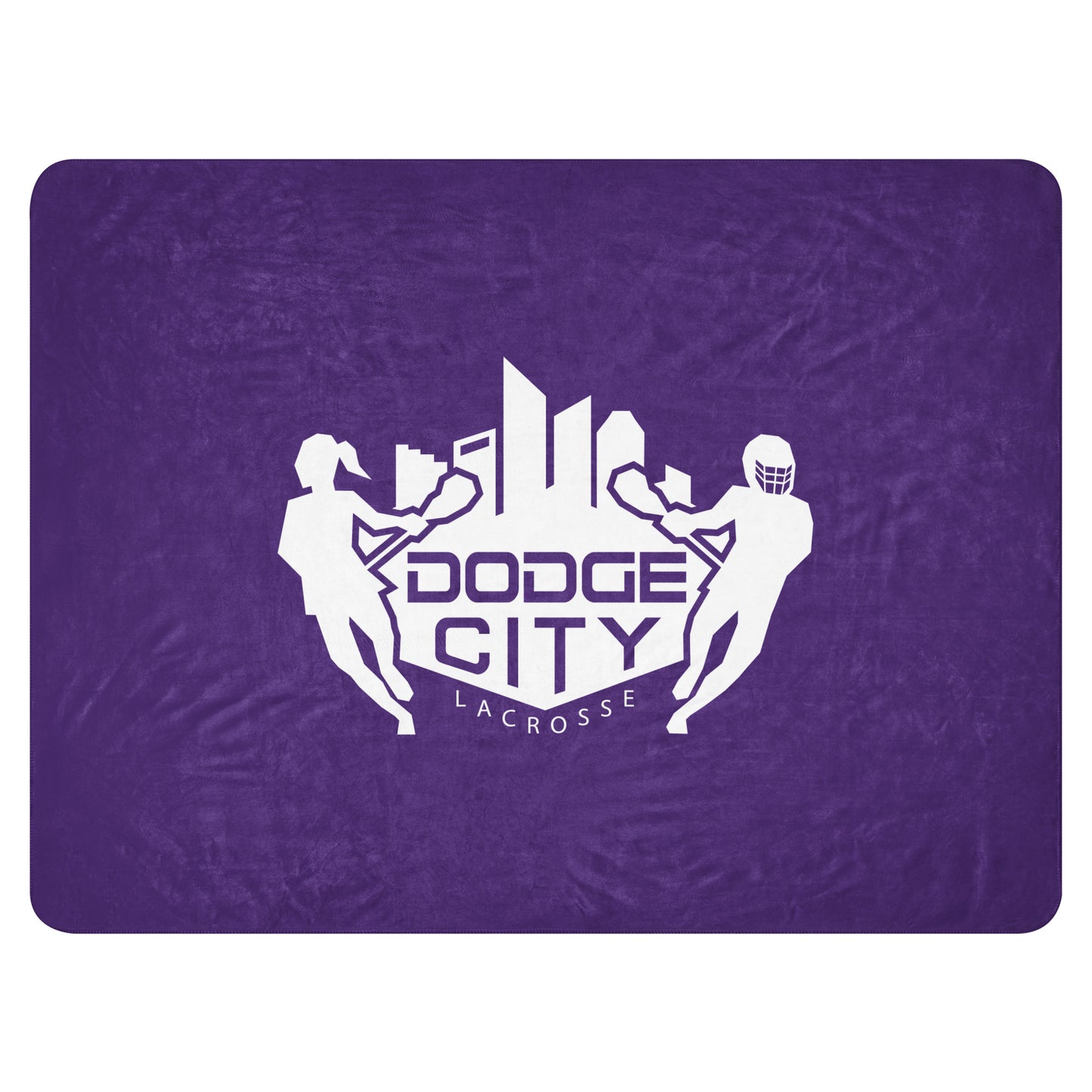 Dodge City Lacrosse Sherpa Blanket