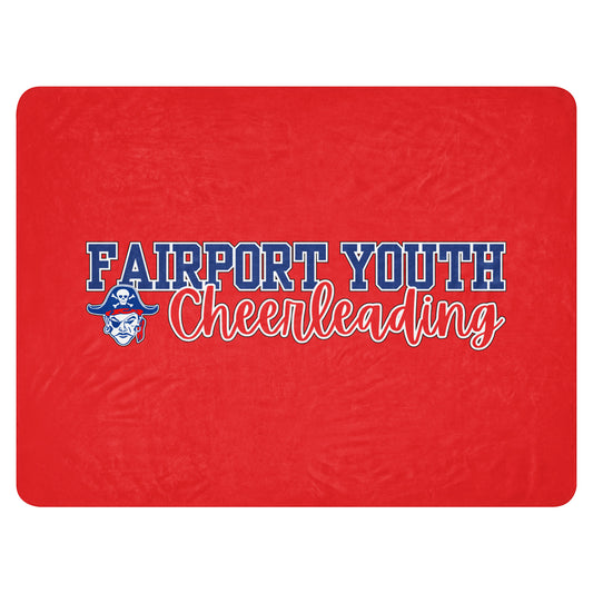 Fairport Youth Football and Cheer Sherpa blanket
