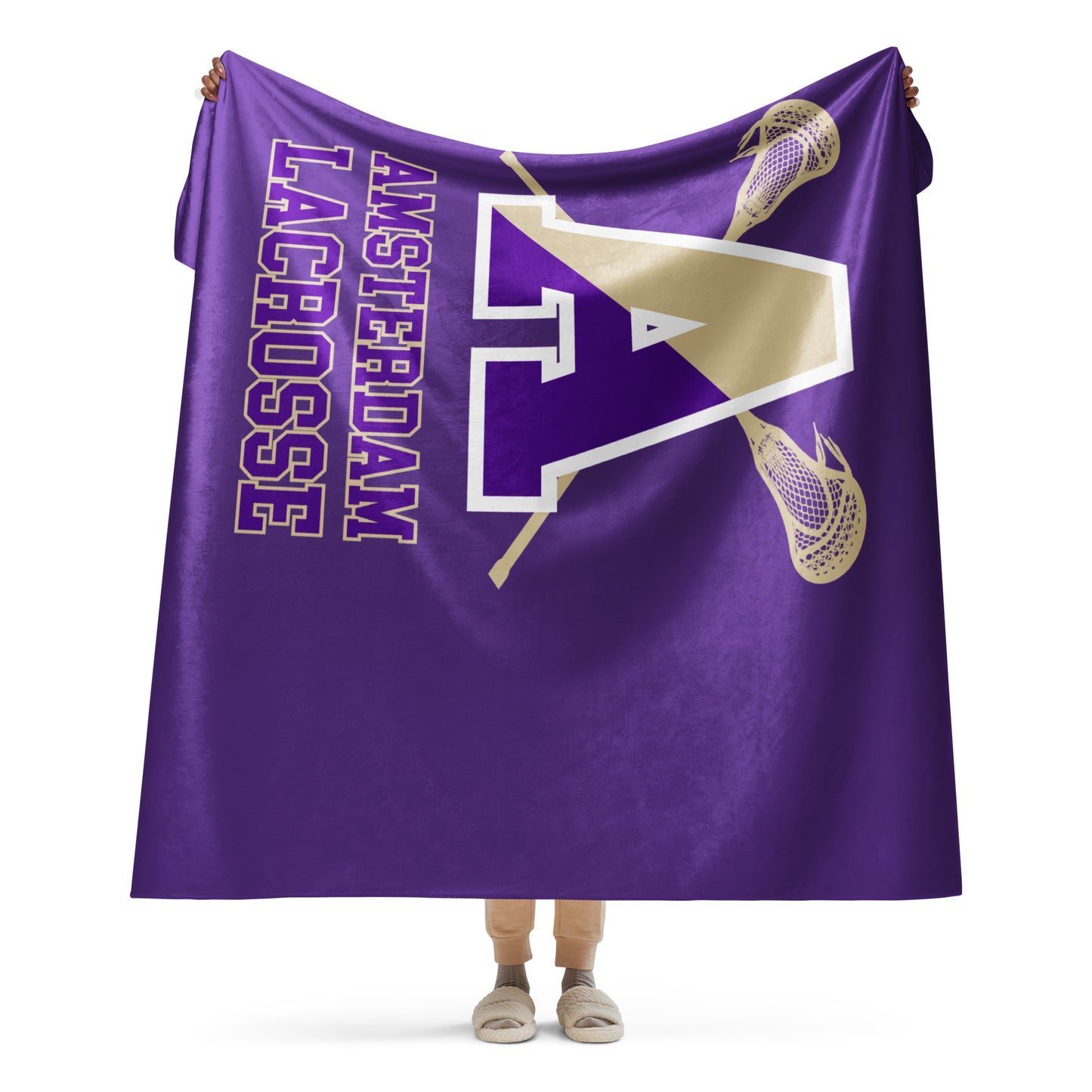 Amsterdam Lacrosse Sherpa Blanket