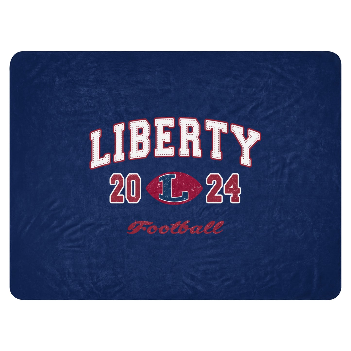 Liberty Football Sherpa Blanket
