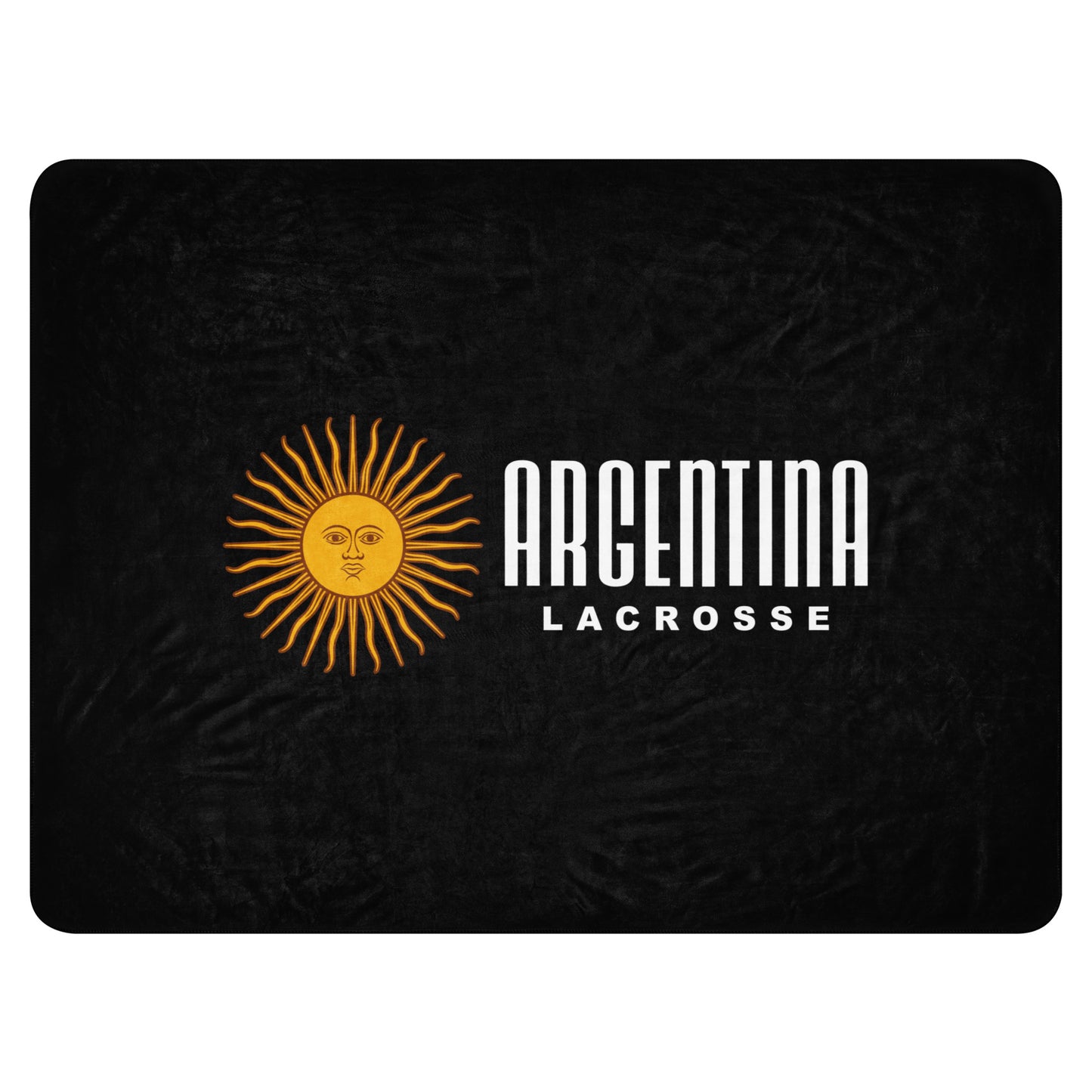 Argentina Lacrosse Sherpa Blanket