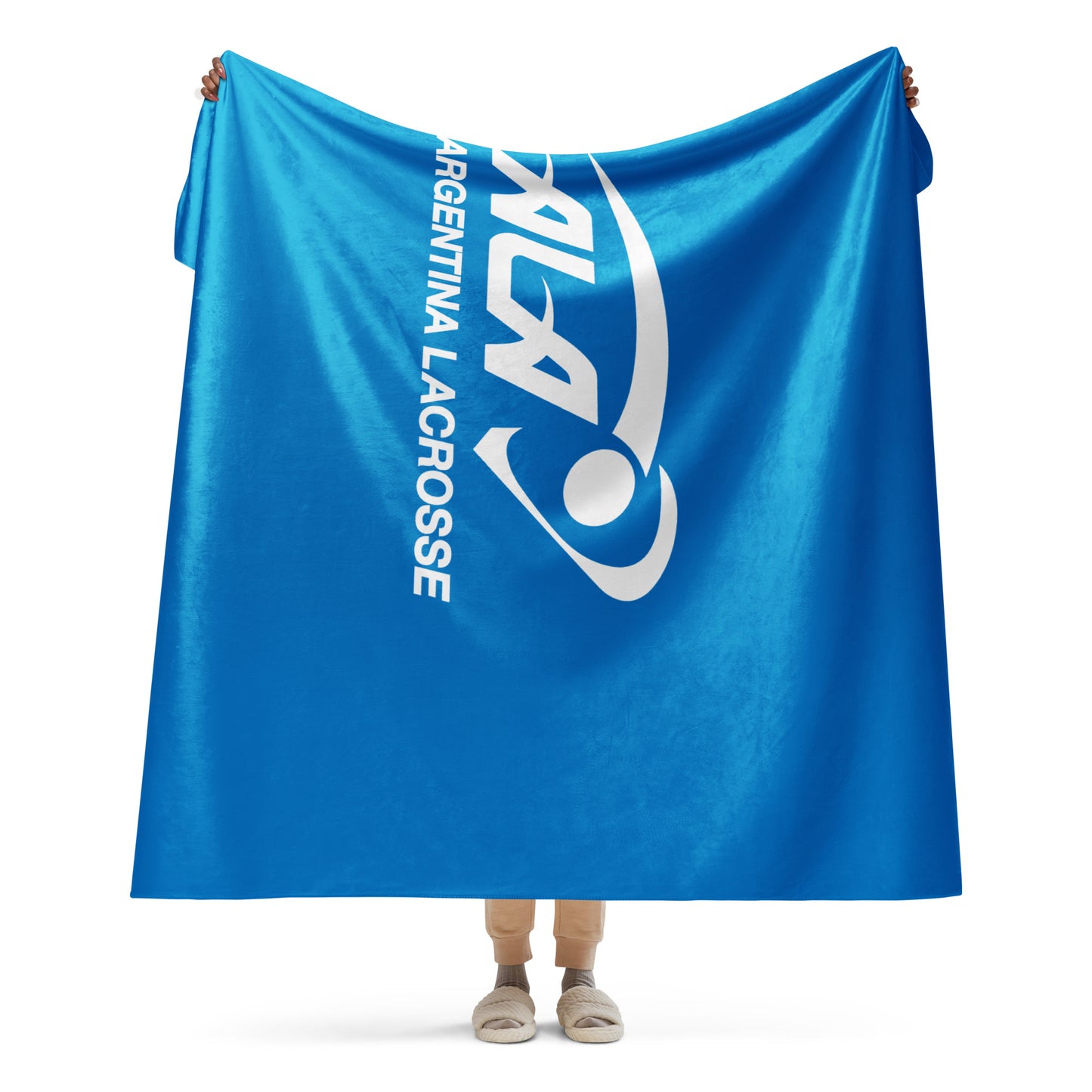 Argentina Lacrosse Sherpa Blanket