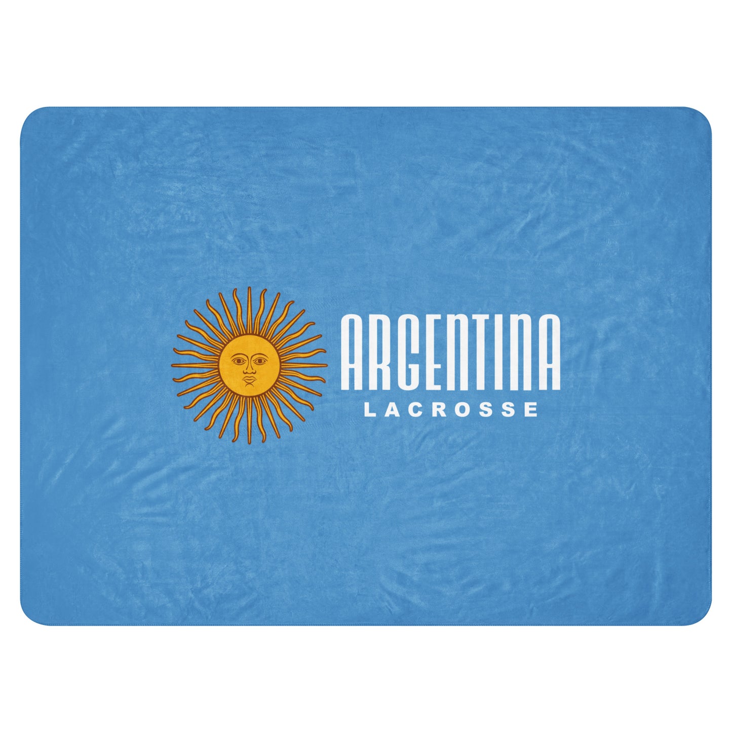 Argentina Lacrosse Sherpa Blanket