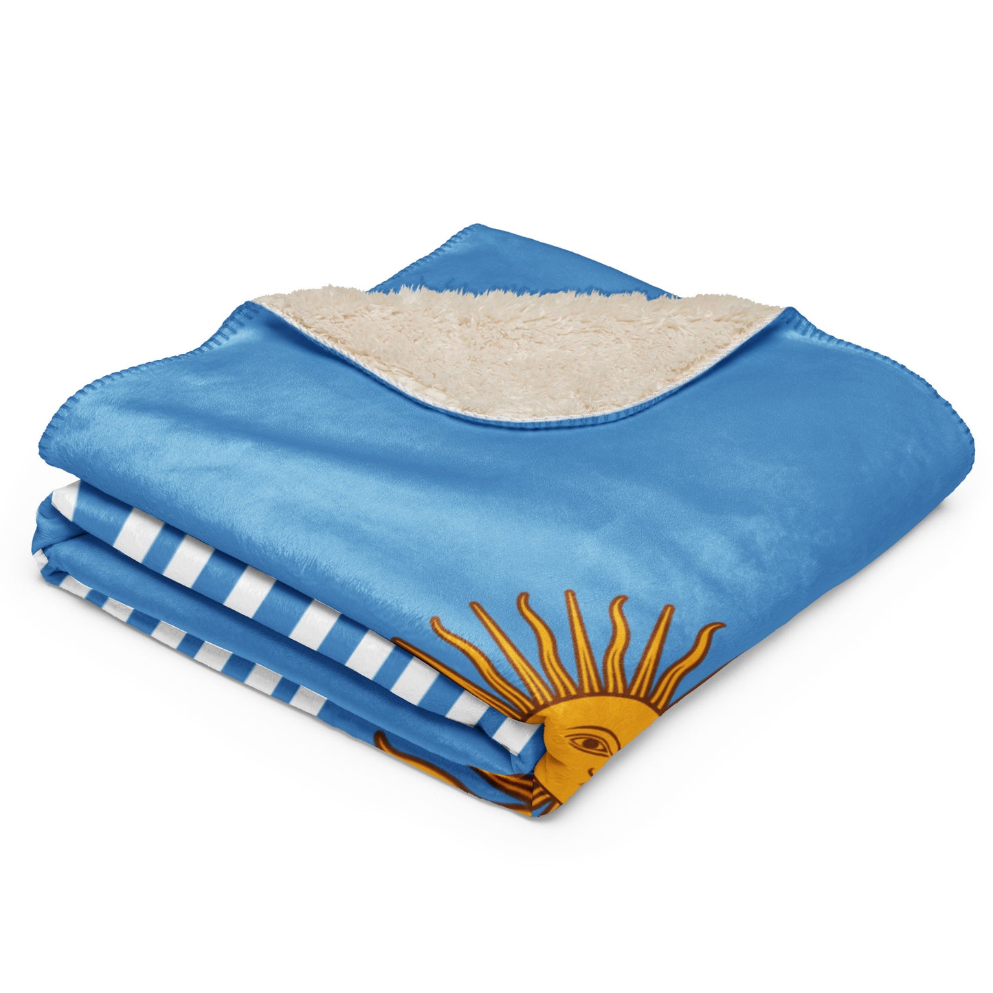 Argentina Lacrosse Sherpa Blanket