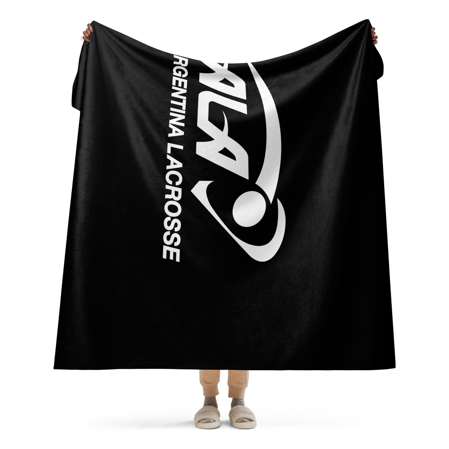 Argentina Lacrosse Sherpa Blanket