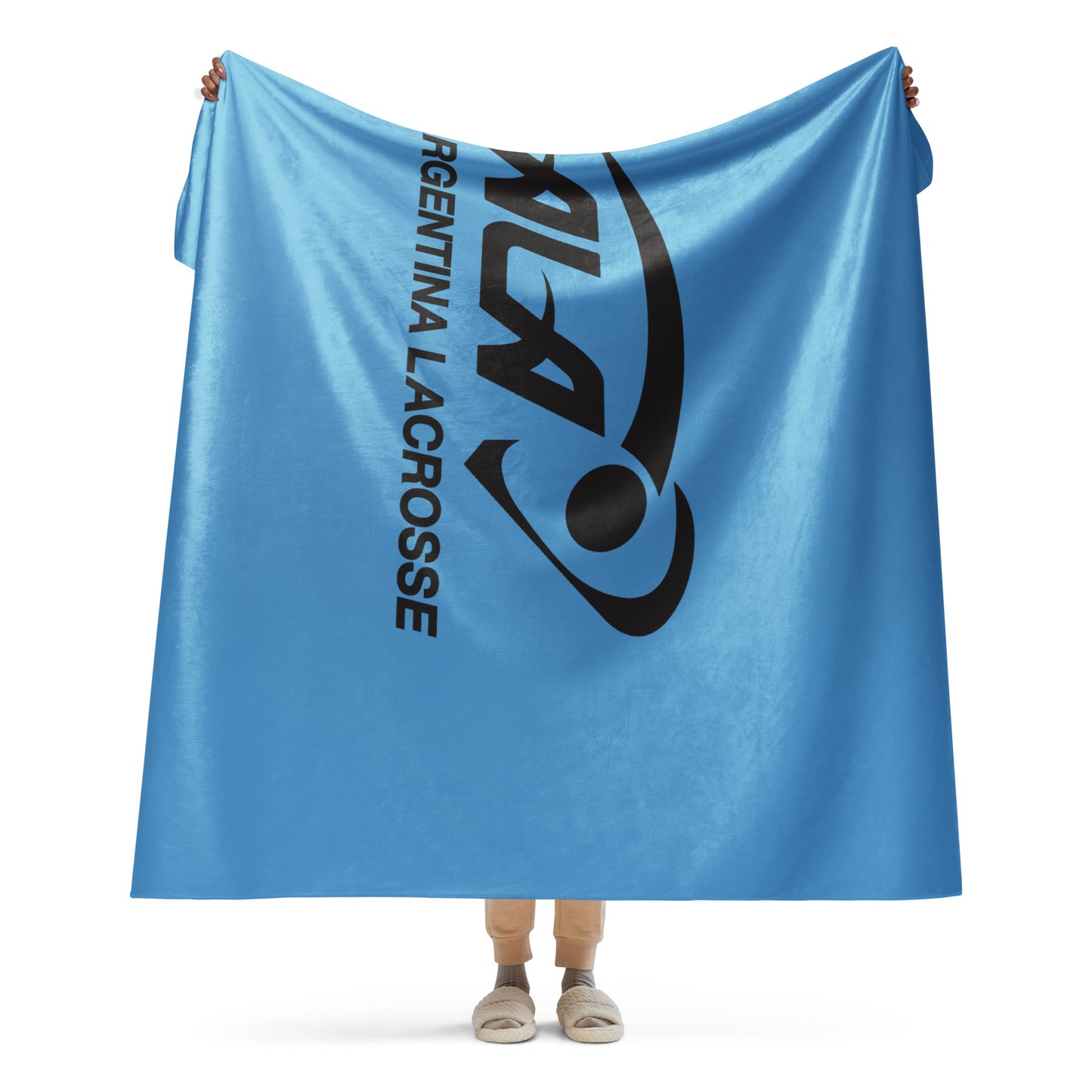 Argentina Lacrosse Sherpa Blanket