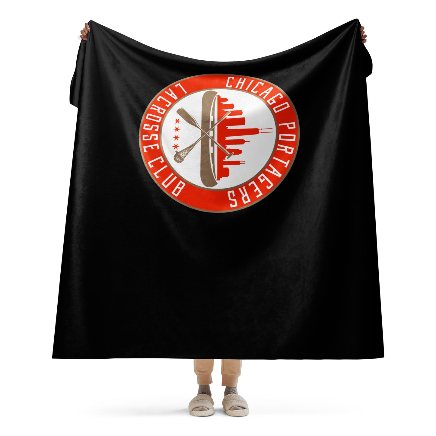 Chicago Portagers Sherpa Blanket