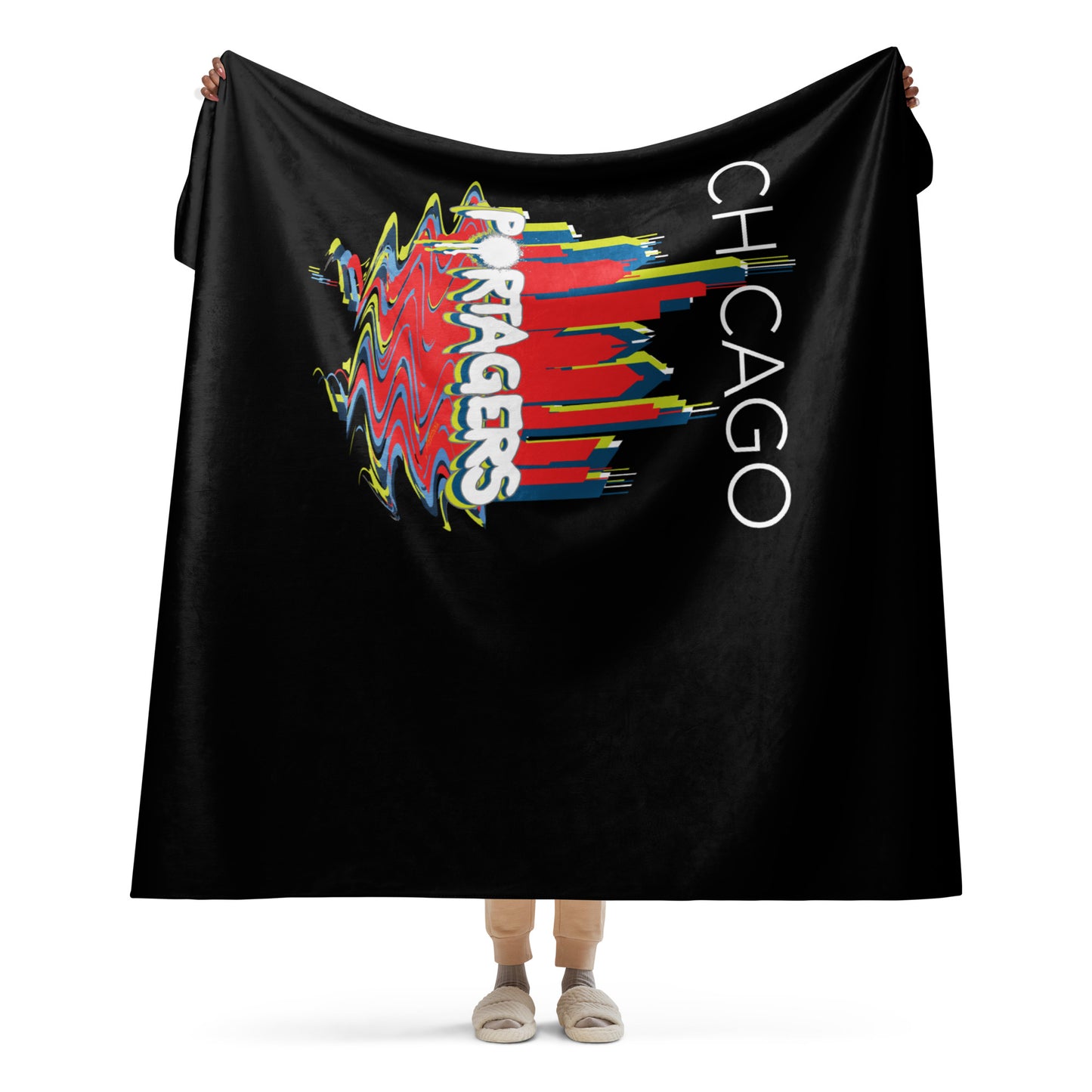 Chicago Portagers Sherpa Blanket