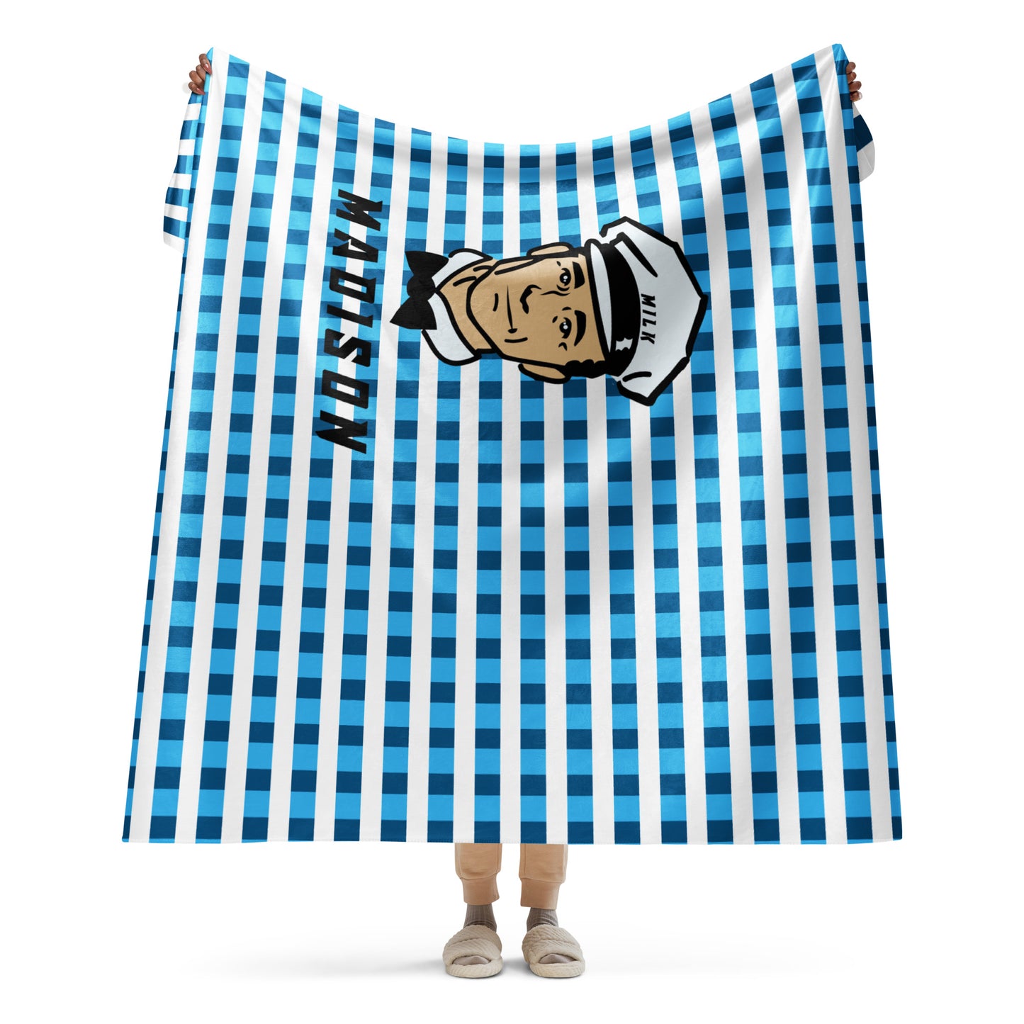Madison Milkmen Sherpa Blanket
