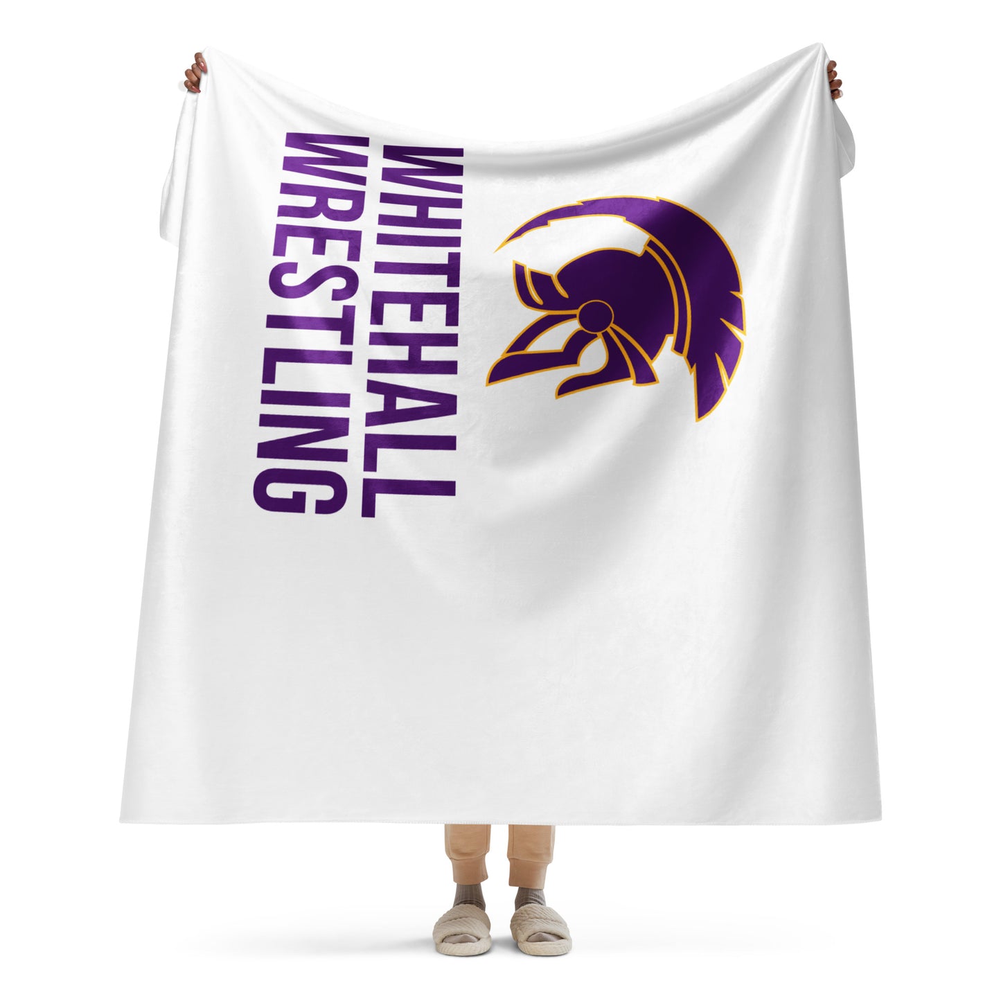 Whitehall Wrestling Sherpa Blanket (60" x 80")