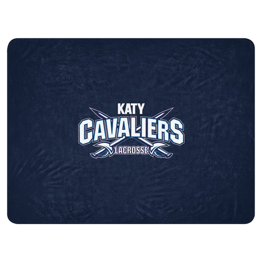 Cavaliers Lacrosse Sherpa Blanket
