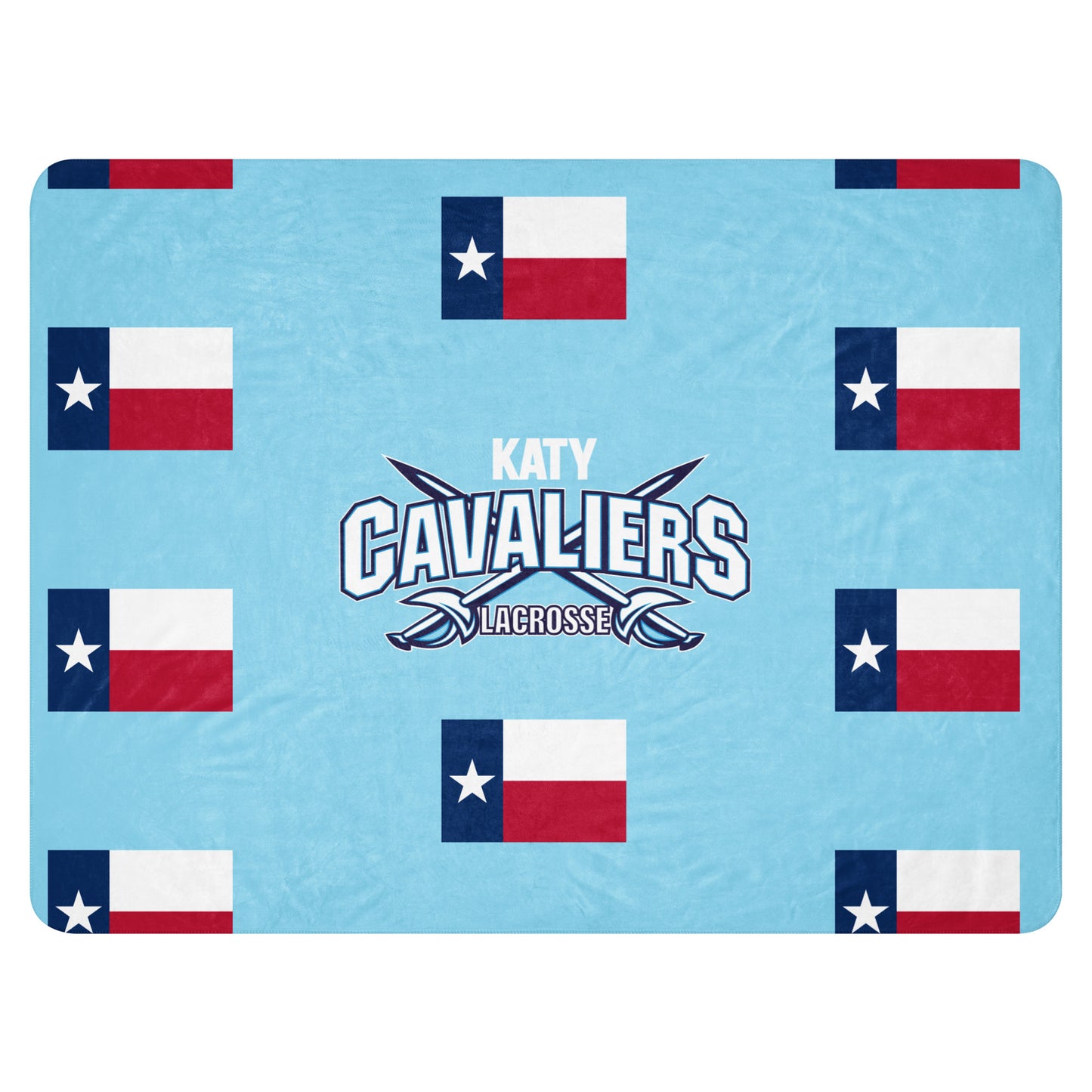 Cavaliers Lacrosse Sherpa Blanket