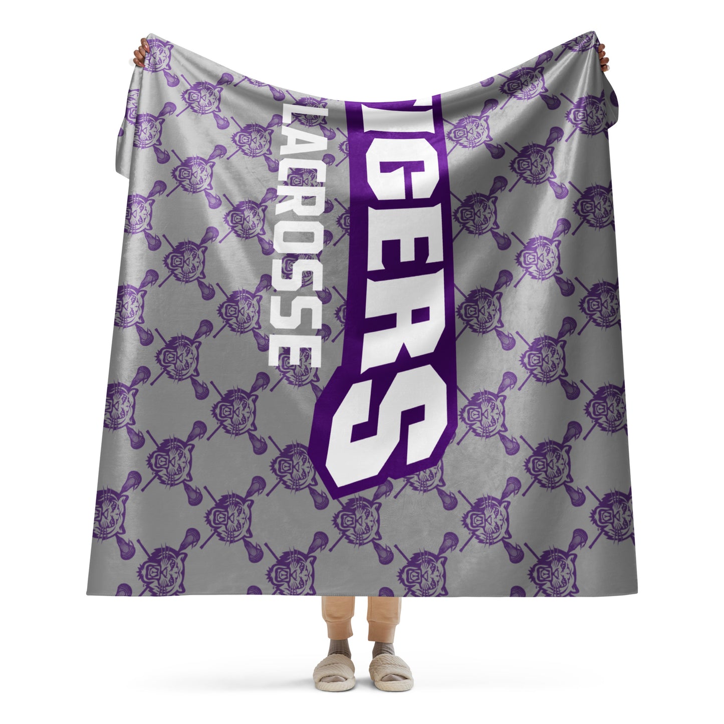 Tiger Lax  Sherpa Blanket