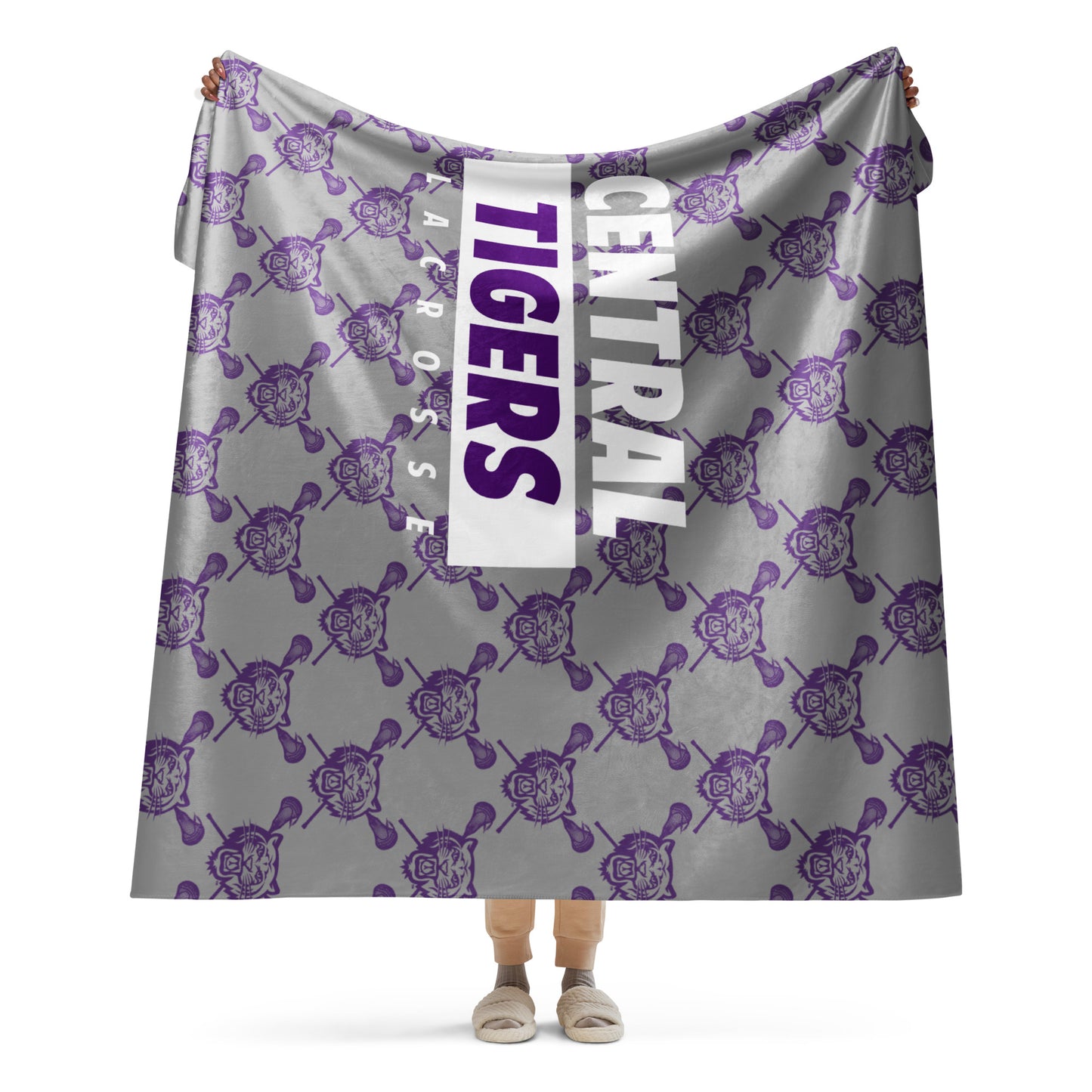 Tiger Lax  Sherpa Blanket